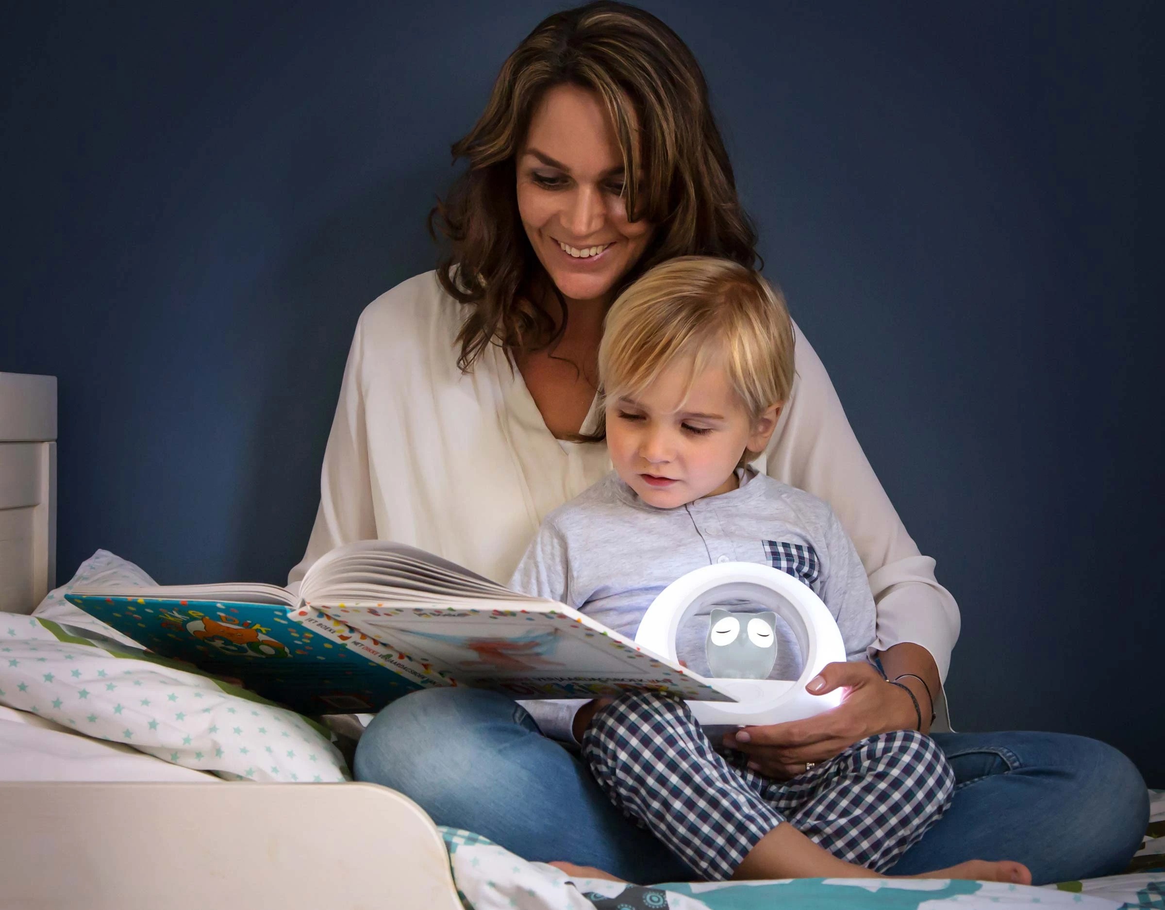 4 ZAZU Nightlight - Lou The Owl (Grey), 4 of 4