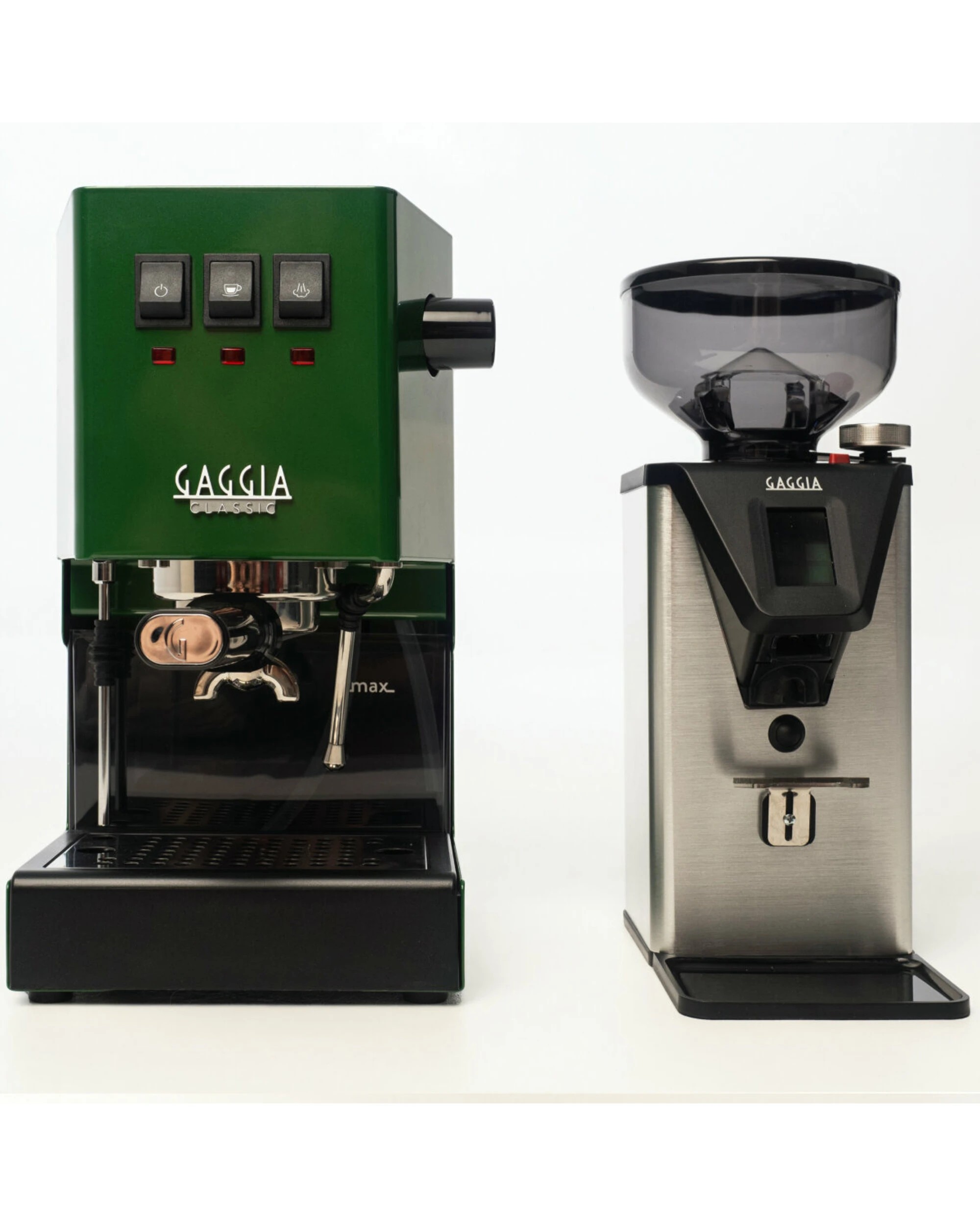 3 Gaggia Classic E24 Green Coffee Machine & Coffee Grinder Package, 3 of 5