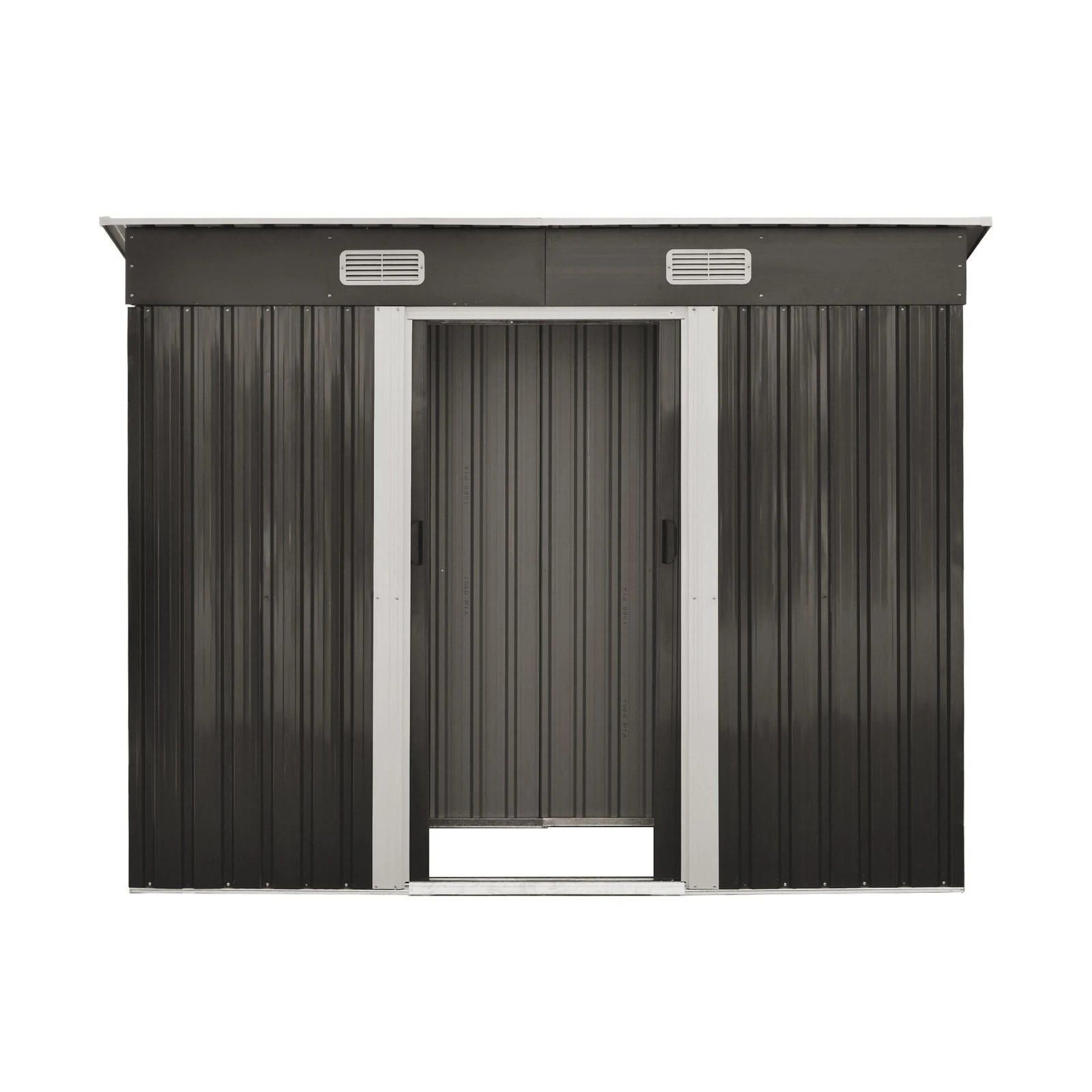 7 Livsip Garden Shed Outdoor Storage Sheds 2.38x1.31M Workshop Cabin Metal House - Grey, 7 of 9