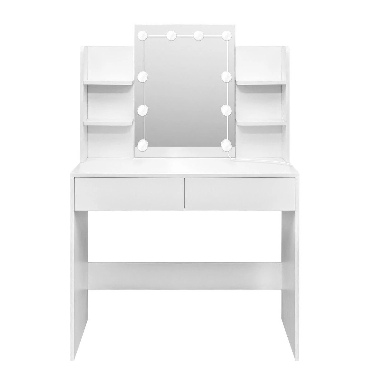 6 Maxkon Hollywood Makeup Table Vanity Dresser White, 6 of 6