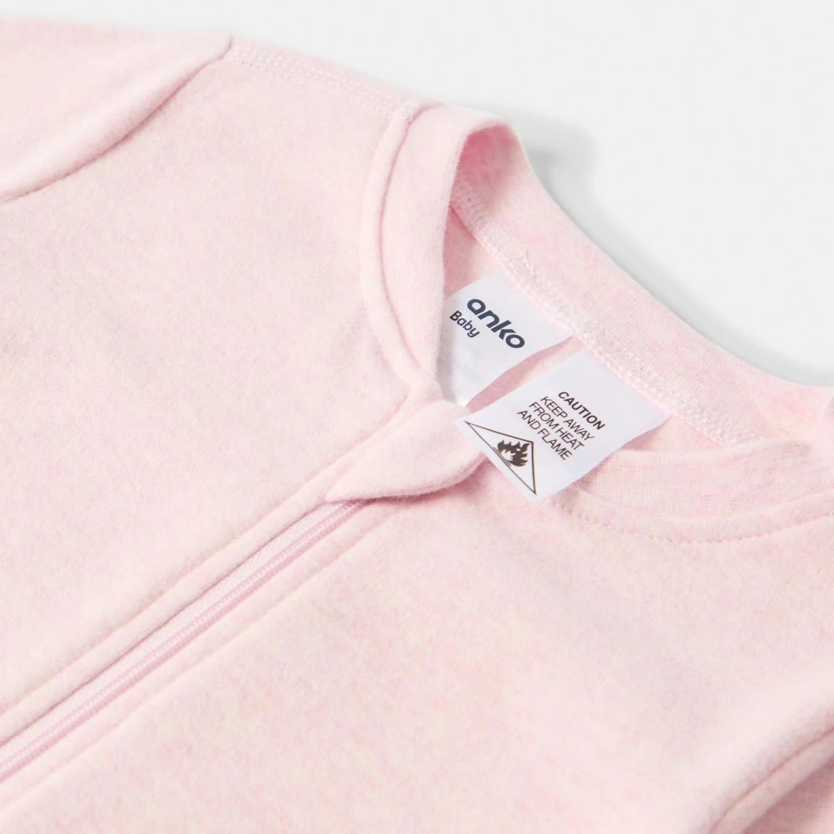 3 Sueded Coverall Pink Marle, 3 of 4