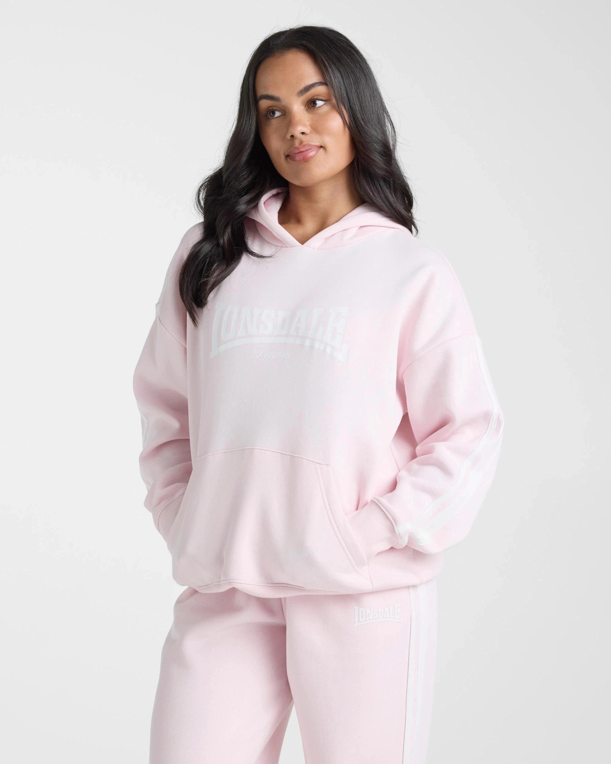 1 Lonsdale London Hoodie LIGHT PINK, 1 of 5