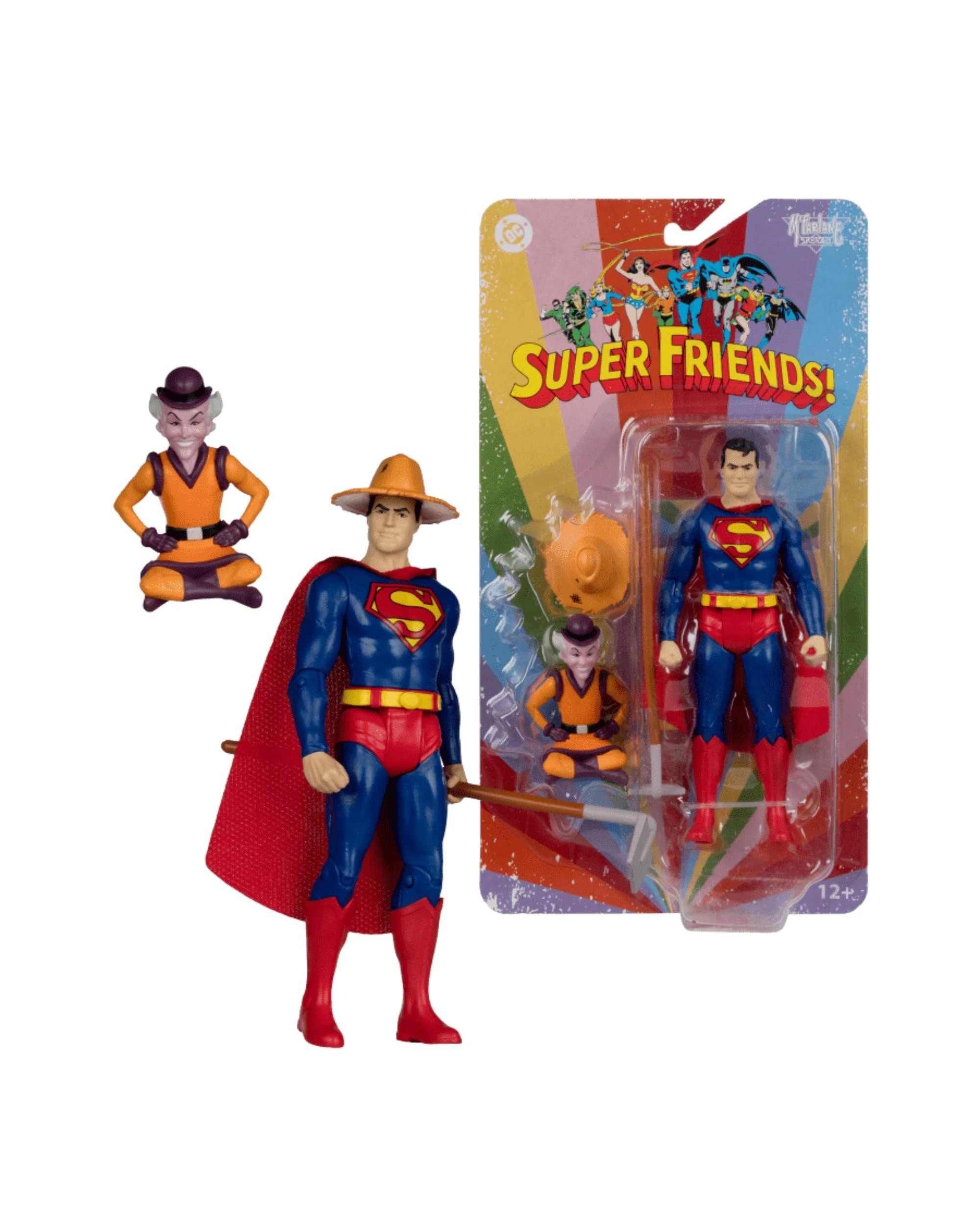 1 DC Comics Retro Super Friends Farmer Superman and Mr Mxyzptlk 6 inch Action Figure, 1 of 9