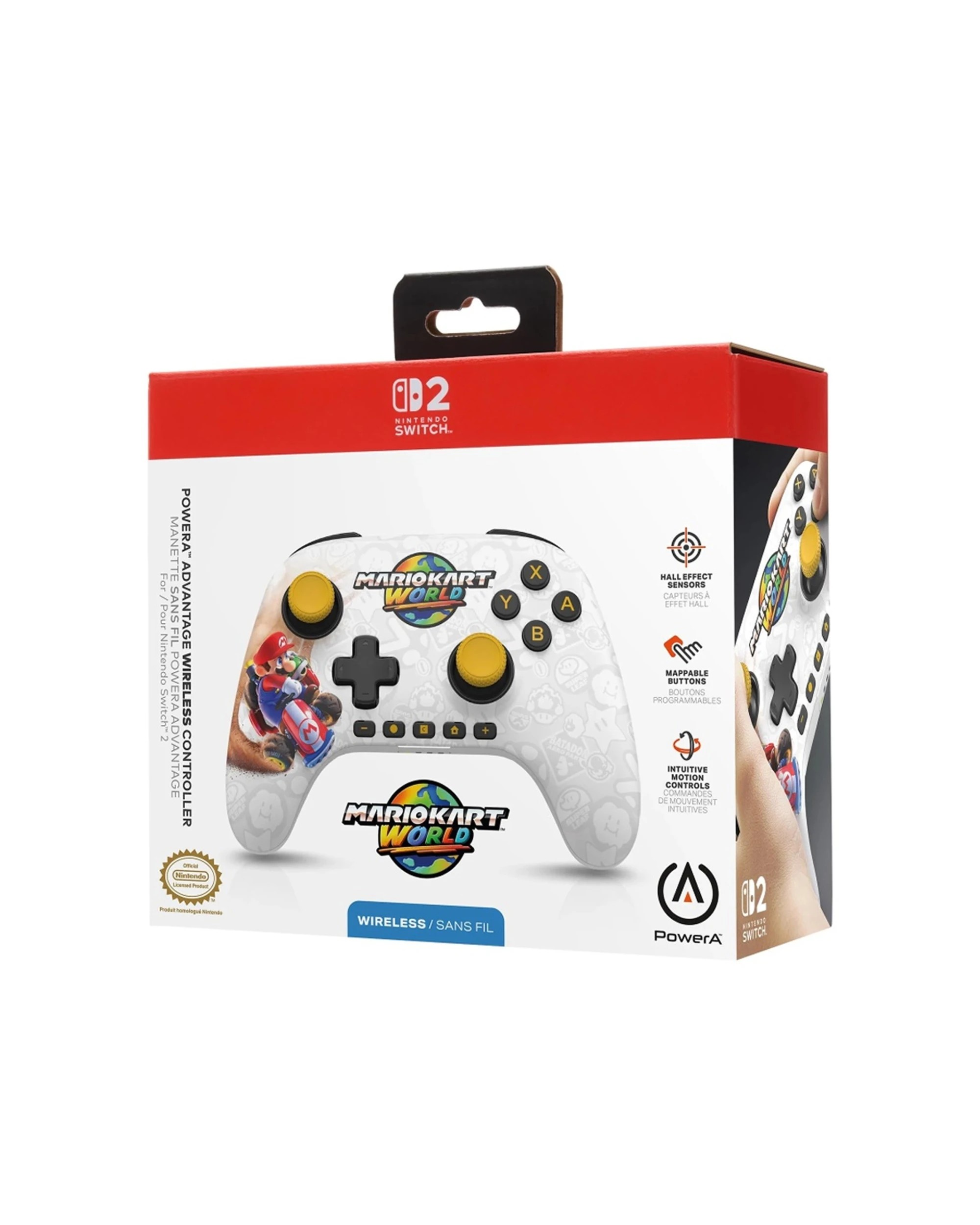 7 PowerA Nintendo Switch 2 Advantage Bluetooth Wireless Gaming Controller Mario Kart - Multi, 7 of 7