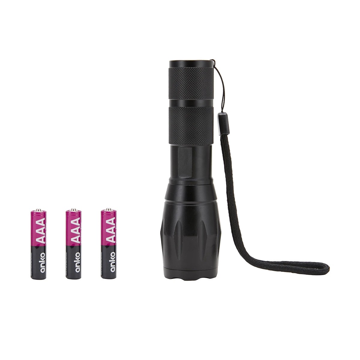 2 Small Metal Torch - Black, 2 of 6
