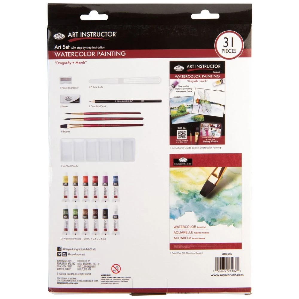2 Royal & Langnickel Start in Arts Watercolour Art Set 31 Piece, 2 of 6