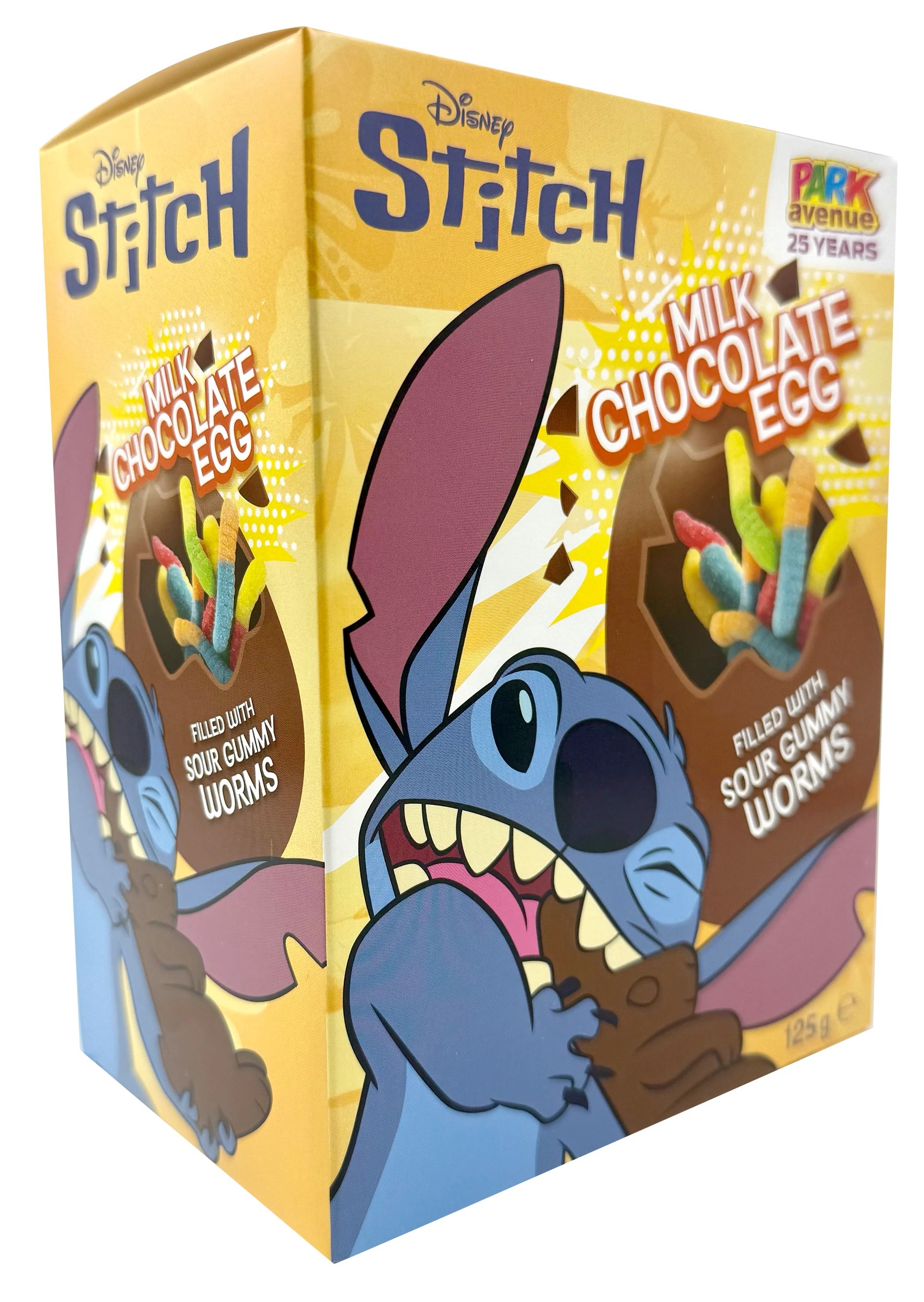 2 Milk Chocolate Egg with Sour Worm Gummy 125g - Assorted, 2 of 3