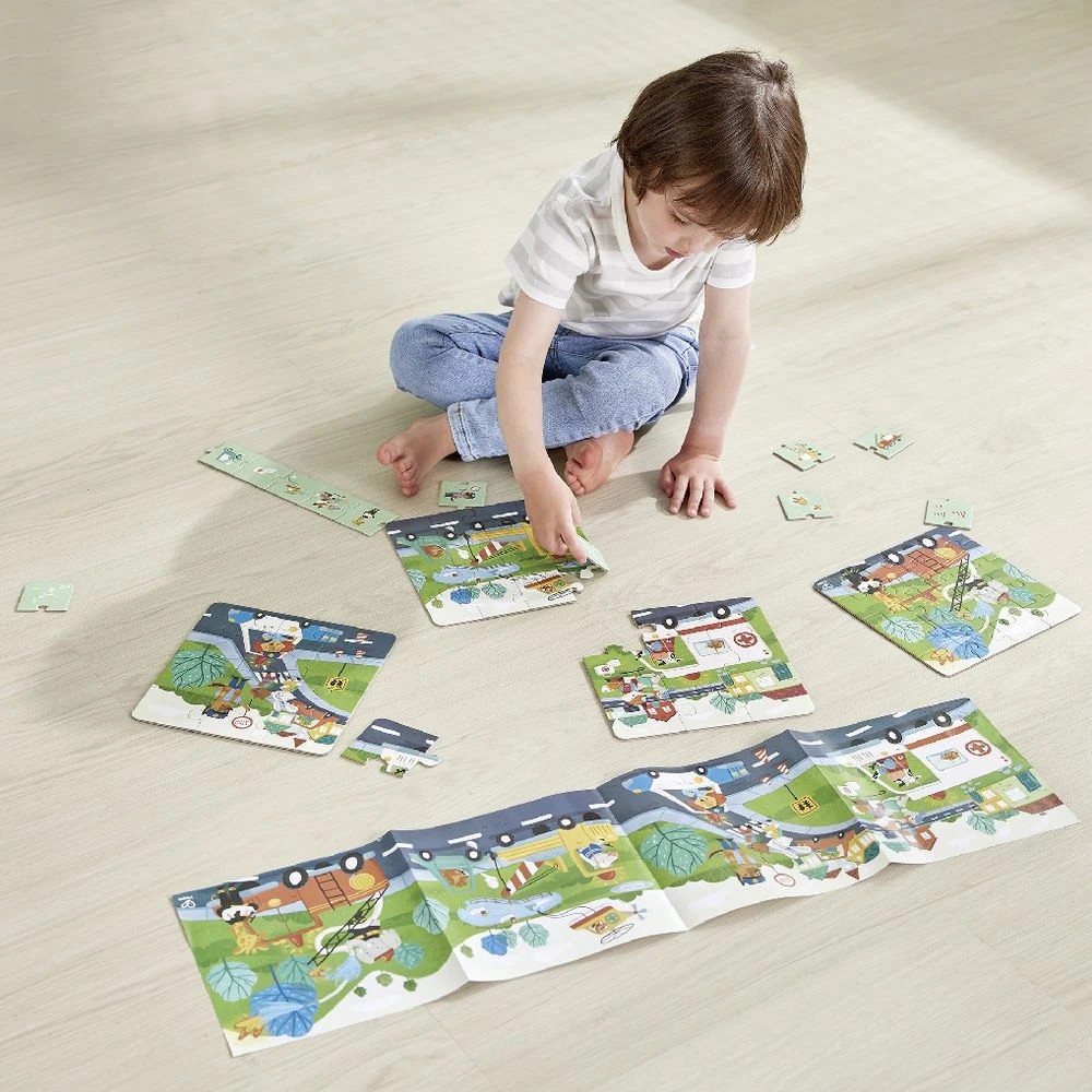 7 Hape Rescue Vehicles Puzzle Set, 7 of 7
