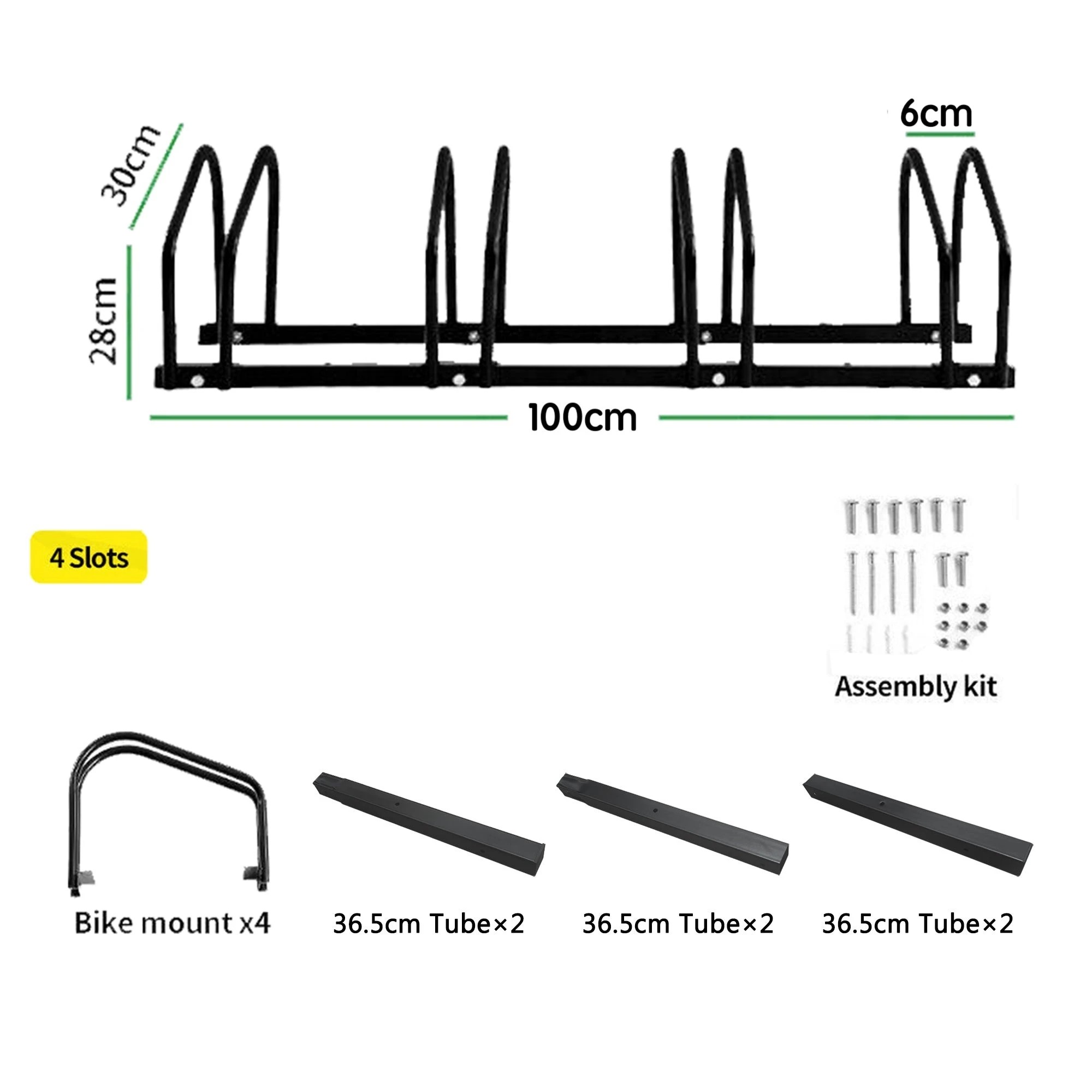 3 Elora Bicycle Upto 4 Bike Stand Rack Storage Floor Parking Holder Cycling Portable Stands, 3 of 5