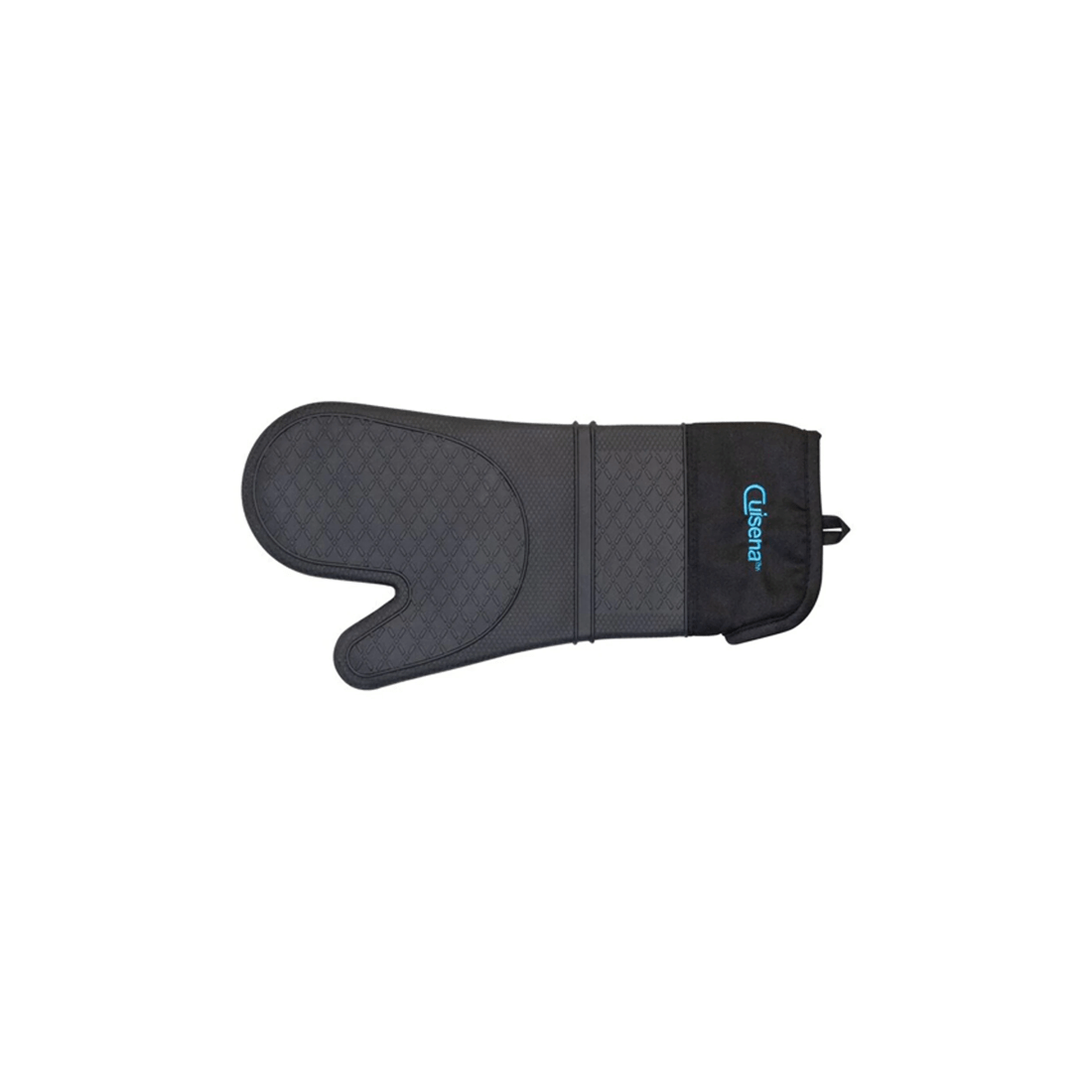 1 Cuisena Silicone And Fabric Kitchen Oven Glove Heat Resistant For Baking
 - Black, 1 of 5