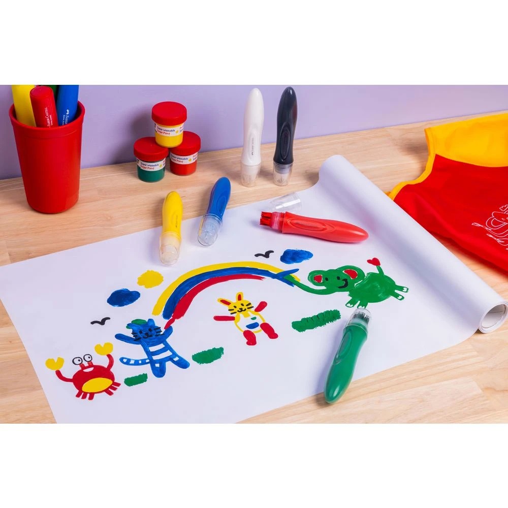 4 Faber-Castell Little Creatives Squeeze Paintbrushes 6 Pack, 4 of 7