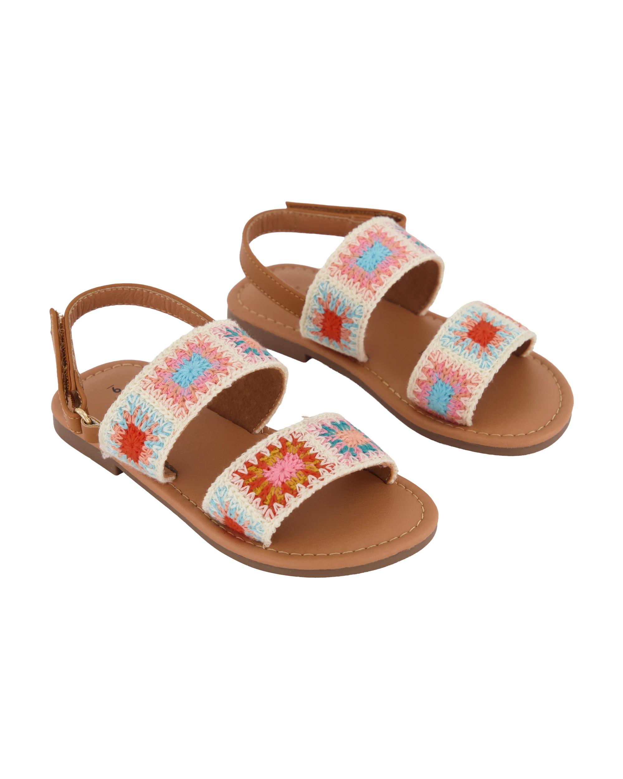 2 Junior Plaided Sandals Dbl Plait, 2 of 4