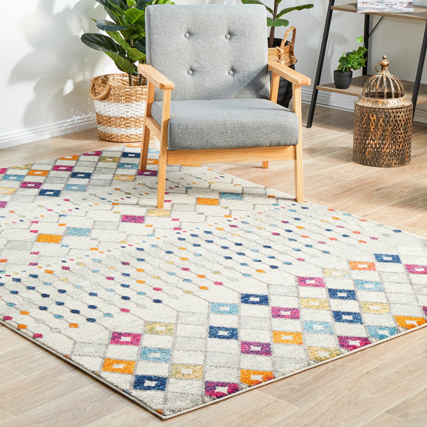 3 Common Ground Rugs Phantom 356 230x160cm - Medium Power Loomed Pet Friendly Floor Rug - Natural, 3 of 9