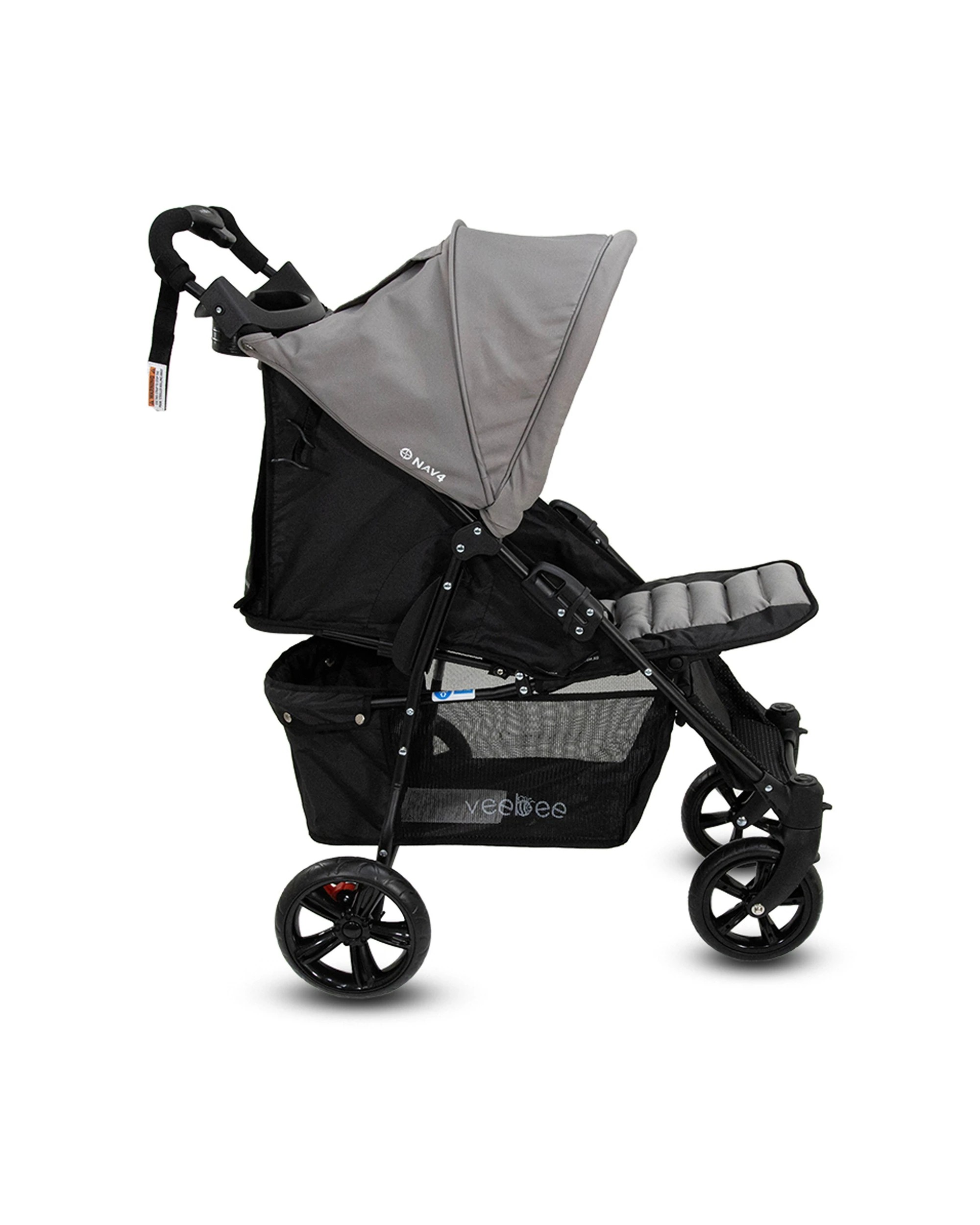 6 Veebee Nav 4 Foldable Stroller Kids Toddler Baby 0 Months Plus Fauna
 - Multi, 6 of 9