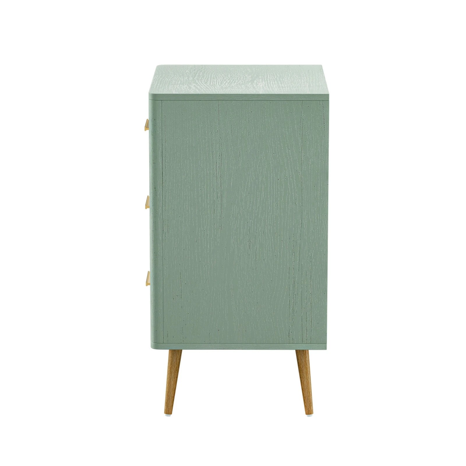 9 Oikiture 3 Chest Of Drawers Dresser Tallboy Storage Cabinet
 - Green, 9 of 10