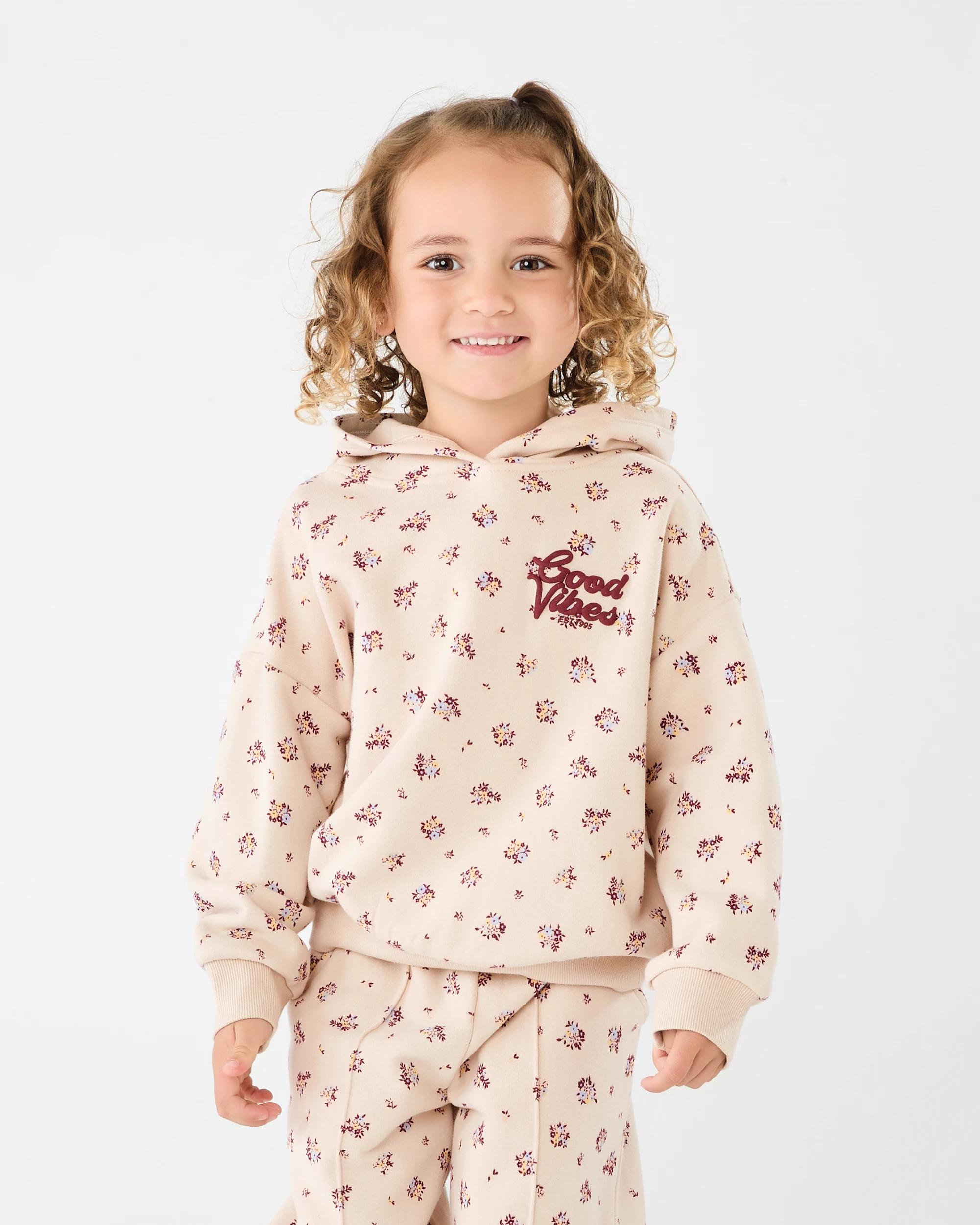 1 Oversized All Over Print Hoodie Mrn Typo, 1 of 7
