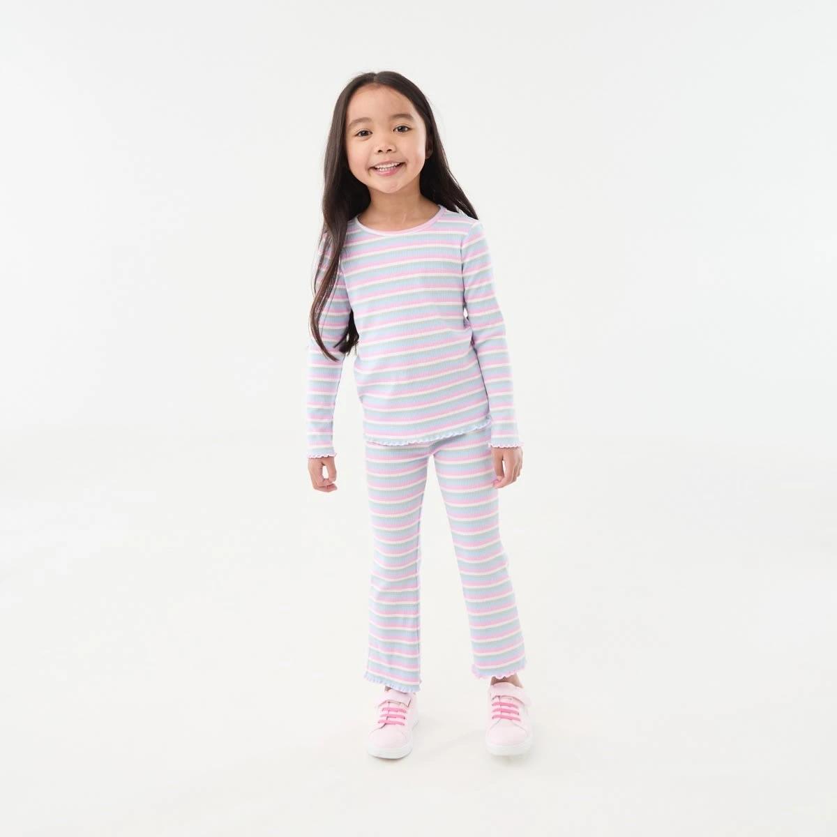 5 Rib Flare Leggings Stripes, 5 of 8