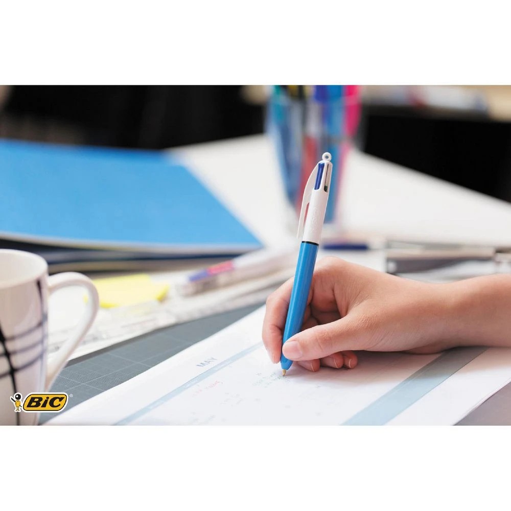 7 BIC 4 Colours Ballpoint Pen Assorted Models 3 Pack, 7 of 7