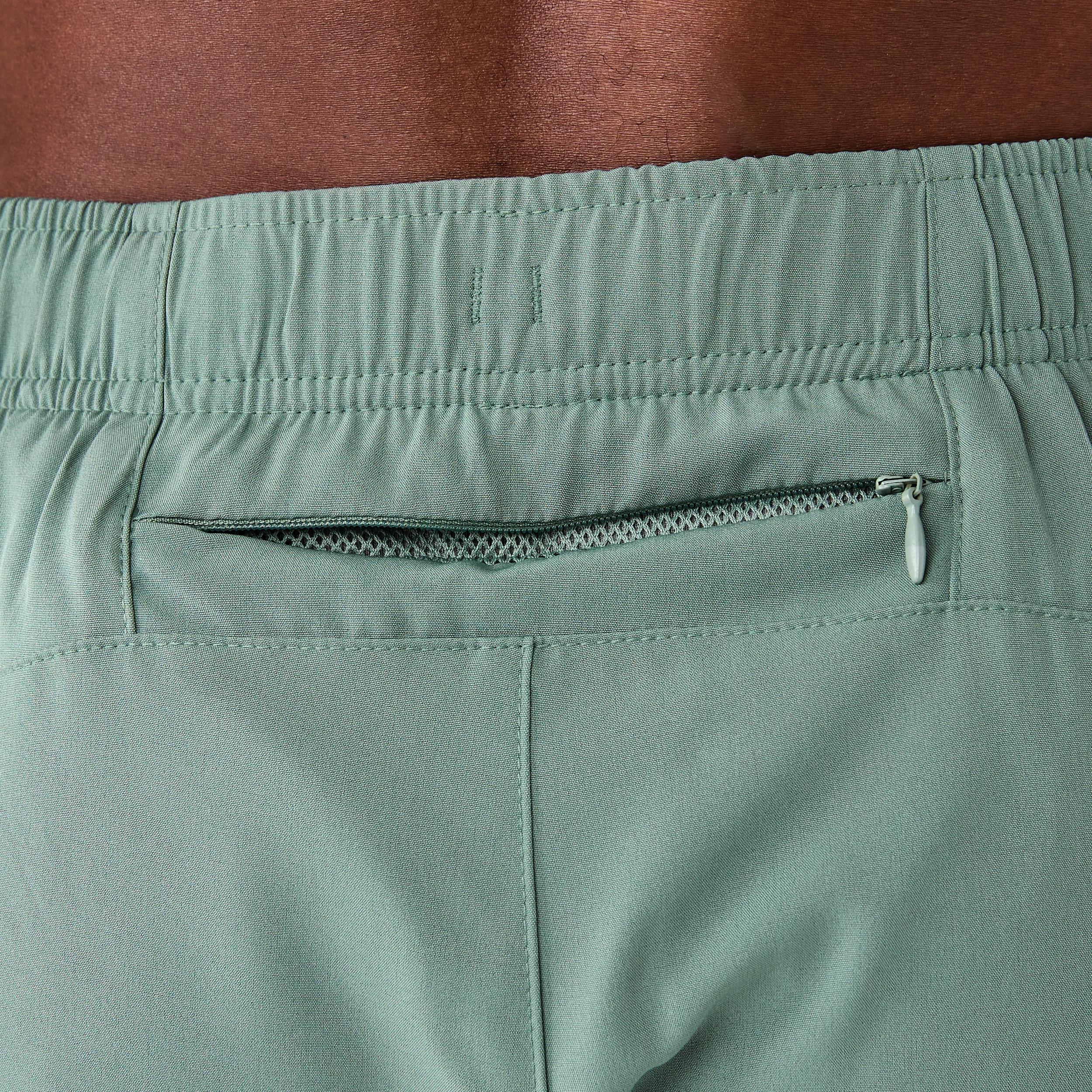 4 Active Mens Woven Stretch Shorts Grn Shadow, 4 of 8