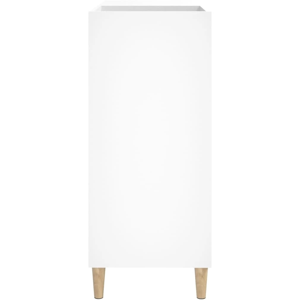 6 vidaXL Record Cabinet with Ample Storage Ample Storage - White, 6 of 10