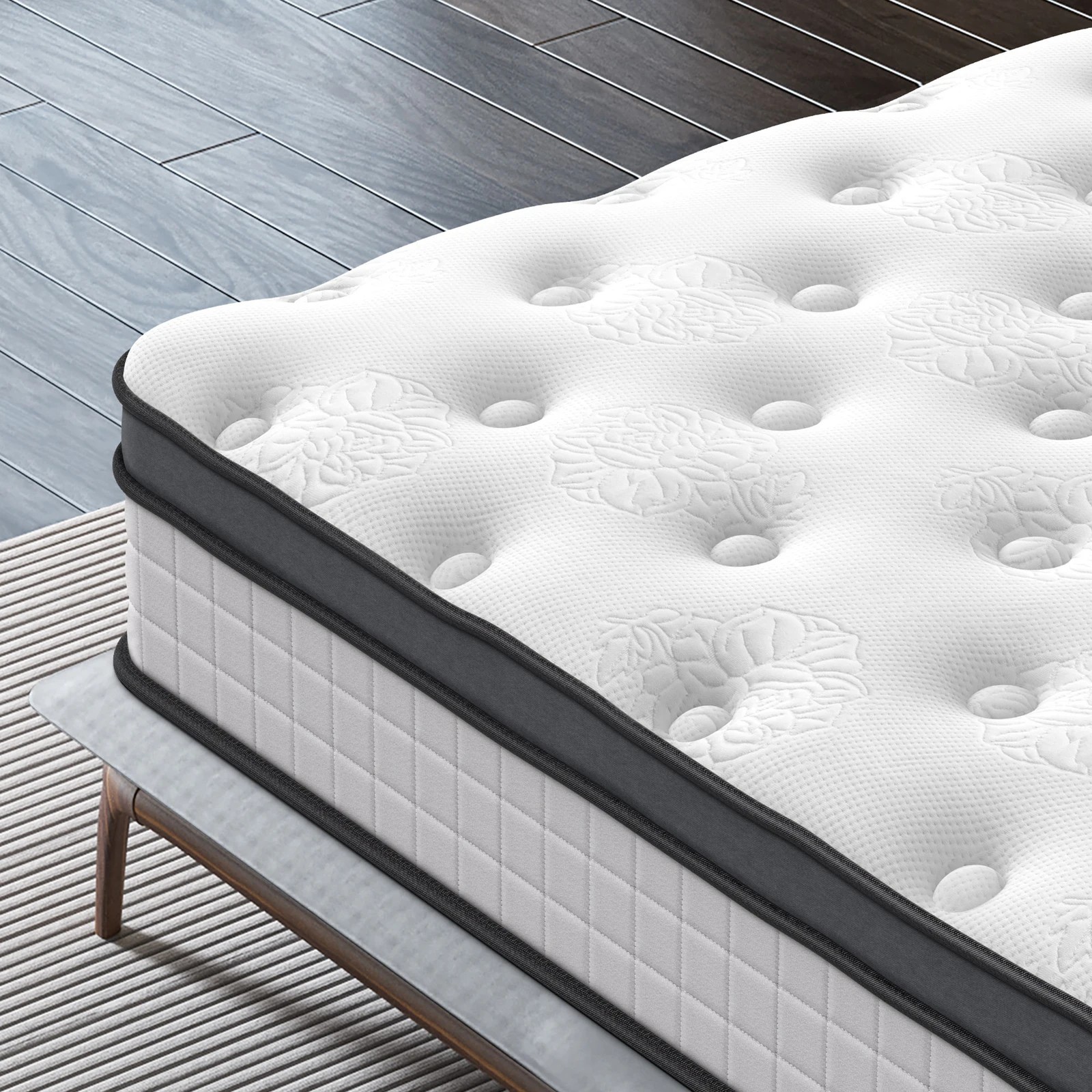5 Alfordson Mattress 23CM Euro Top Spring Foam Bedding Medium Firm - Queen Bed, 5 of 10