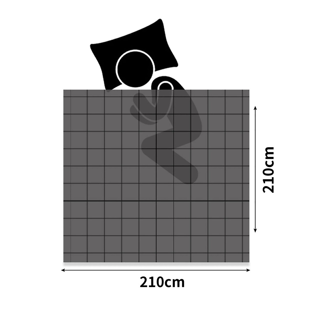 3 Dreamz Microfiber Quilt 250gsm - Queen Bed, 3 of 6