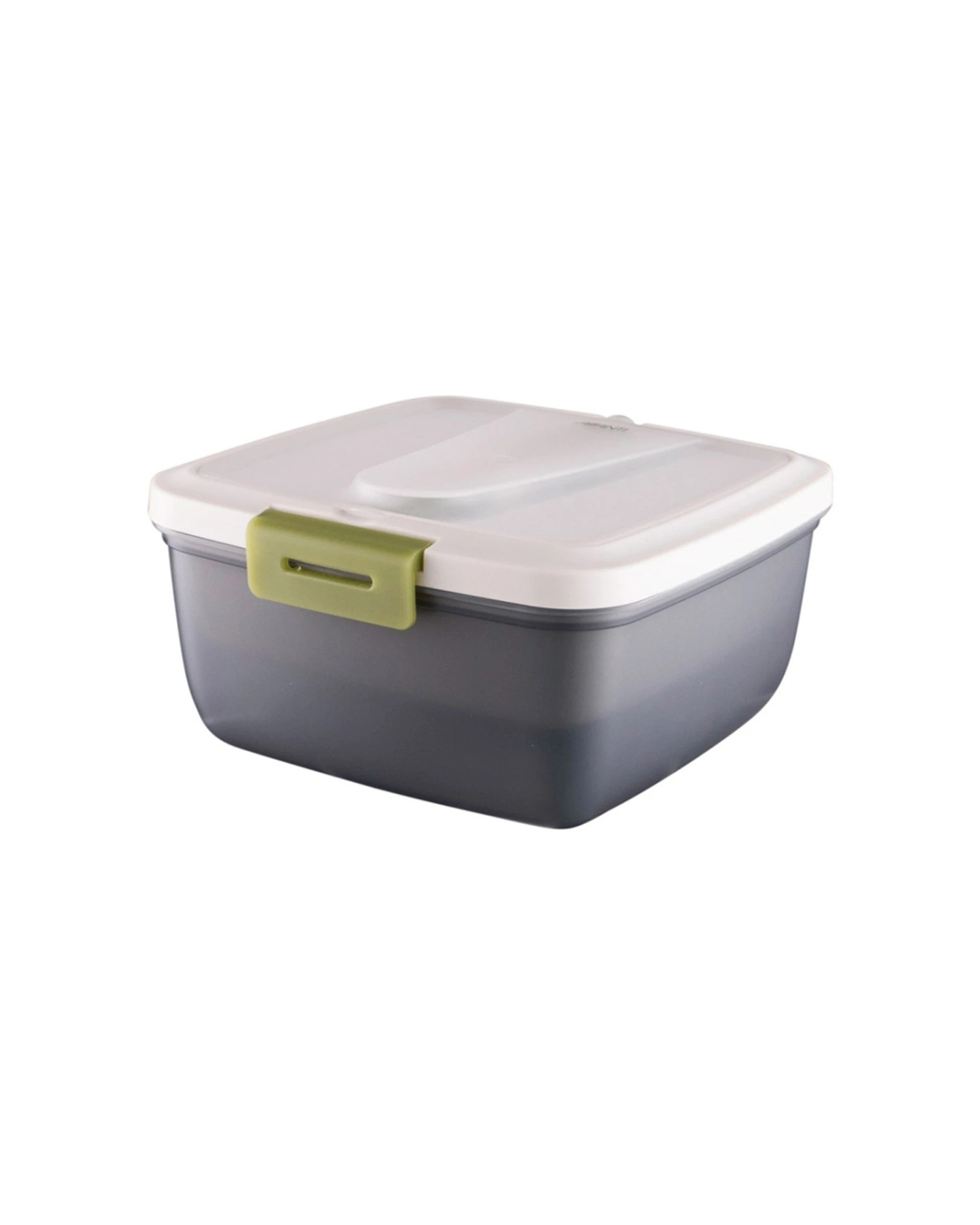 1 Avanti Food 2 Go Bento Pod Lunch Box 1.6L Dual Chamber With Utensils Non-T - Natural, 1 of 3