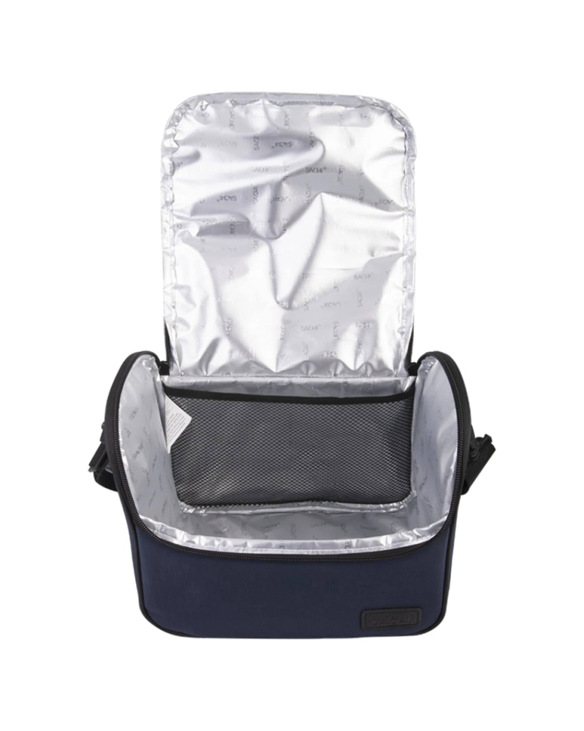 4 Sachi Lunch All Insulated Bag Food Safe Lining 28x17x21cm Navy - Blue, 4 of 4