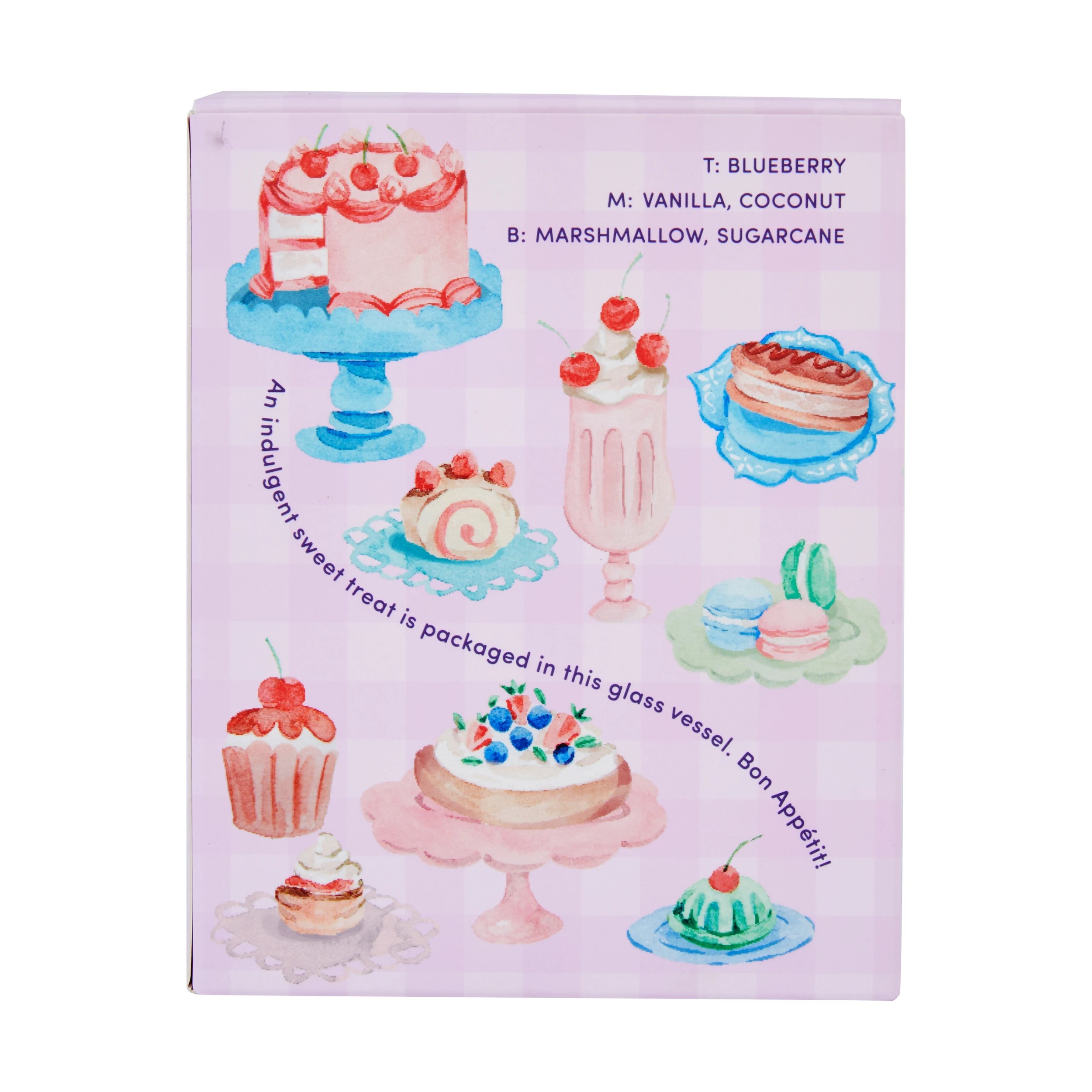 6 Vanilla Jam Fragrant Glass Boxed Candle, 6 of 7