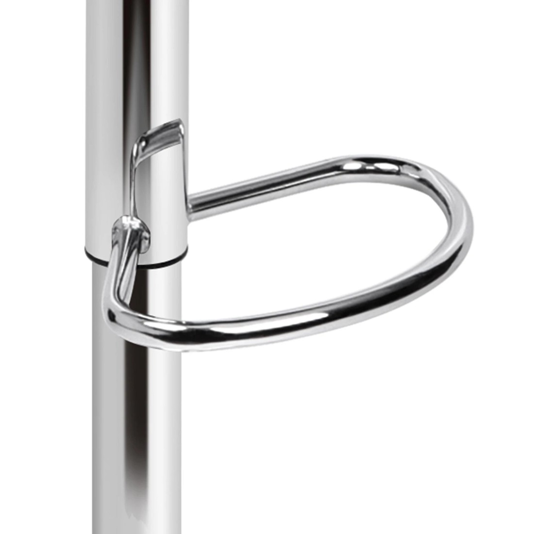 7 Alfordson 2x Bar Stools Macias Kitchen Swivel Chair Leather Gas Lift - Black, 7 of 10