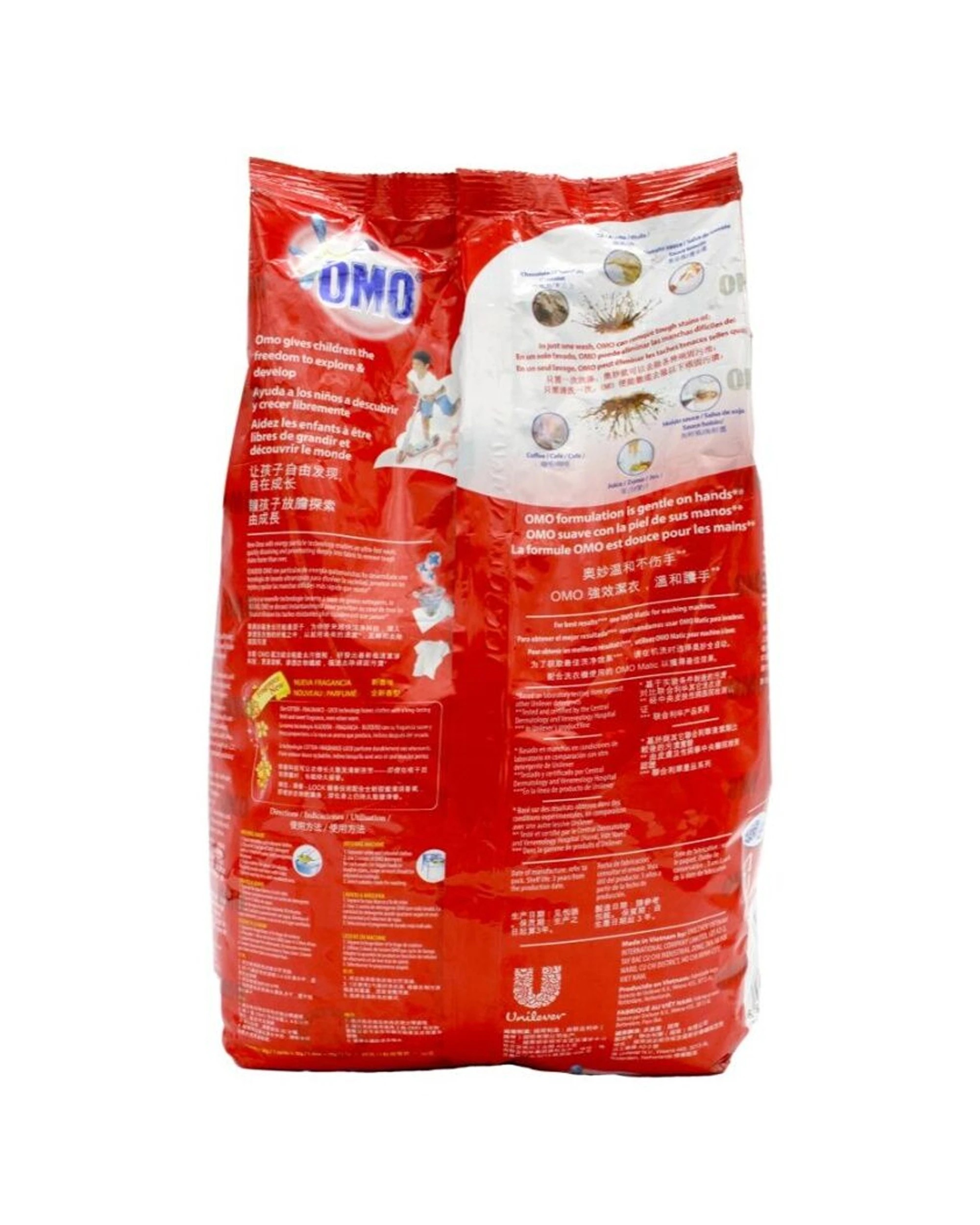 3 Omo 6PK Laundry Powder Detergent Ultra Fast Clean Tough Stain Removal 1.5kg - Plain, 3 of 5