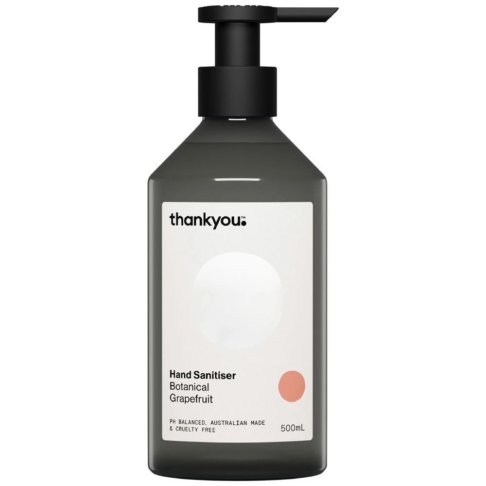 1 Thankyou Hand Sanitiser Botanical Grapefruit 500mL, 1 of 3