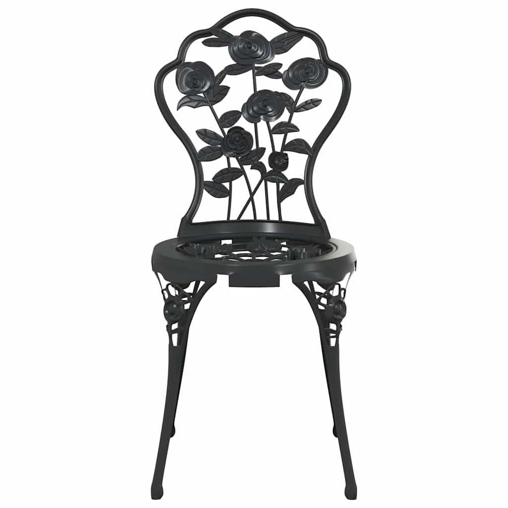 6 vidaXL Bistro set Decorative Inlays - Black, 6 of 9