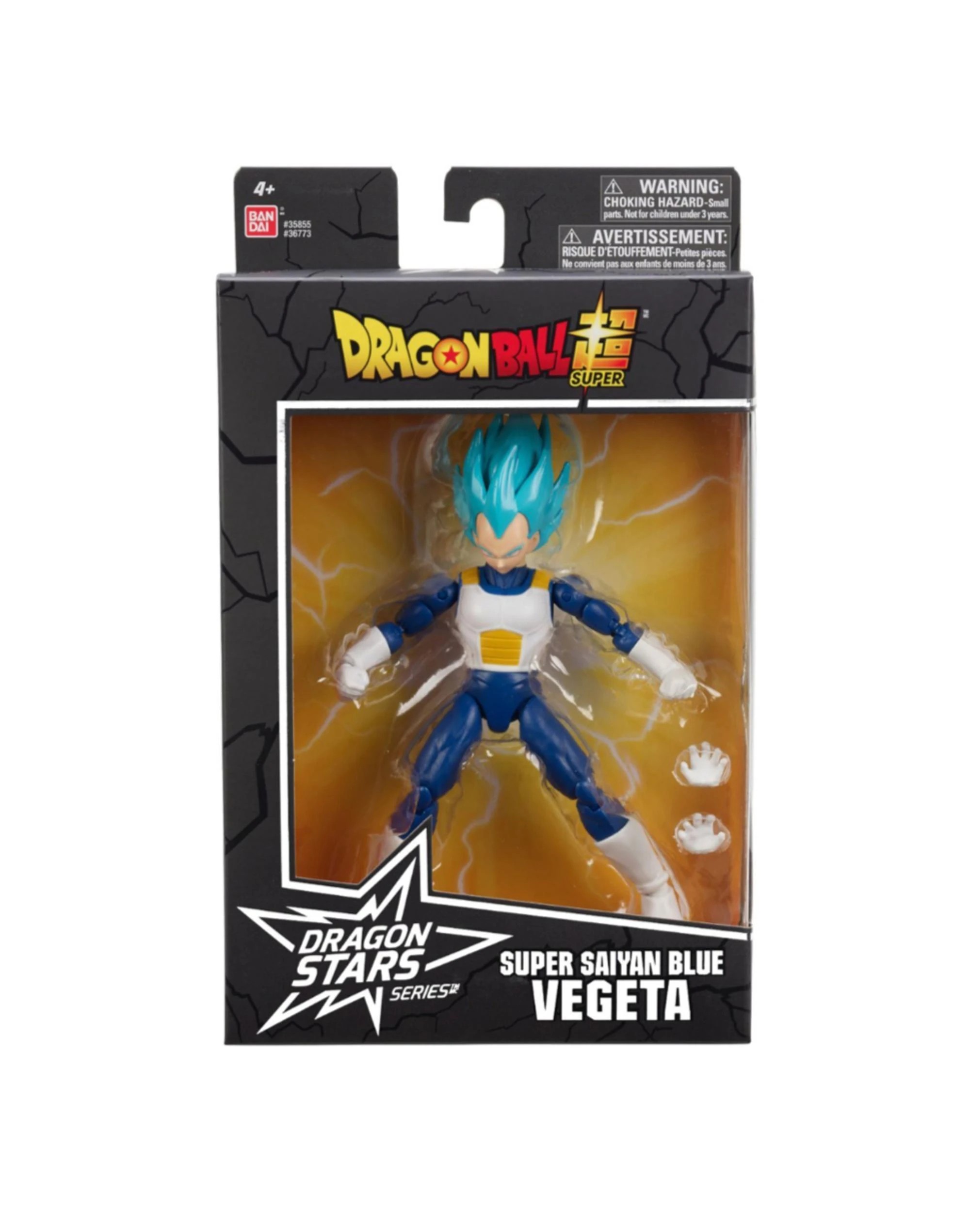 1 Dragon Ball Super Dragon Stars Super Saiyan Blue Vegeta Version 2 Figure, 1 of 7