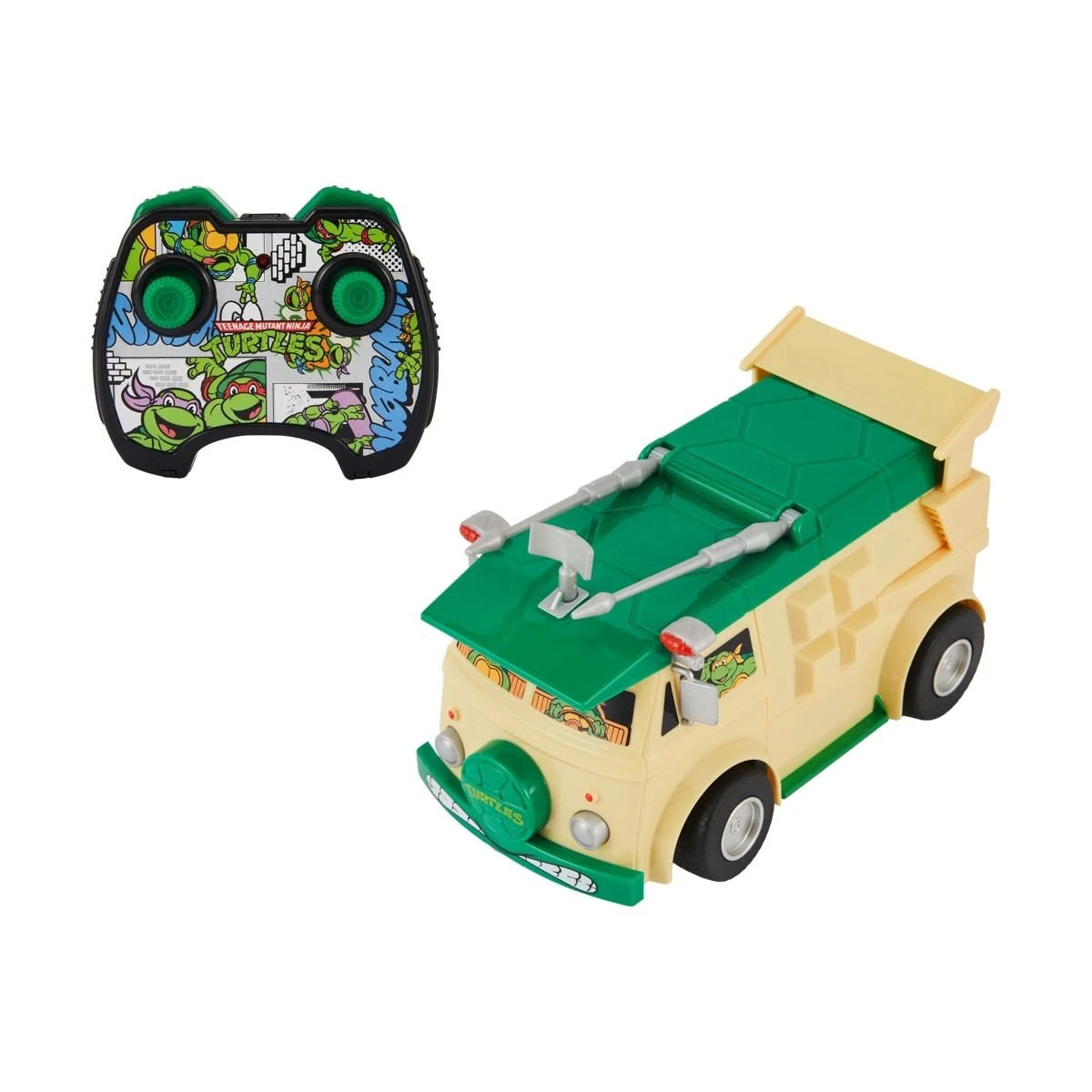 2 Jada Nickelodeon Teenage Mutant Ninja Turtles Radio Control Party Wagon Toy, 2 of 8
