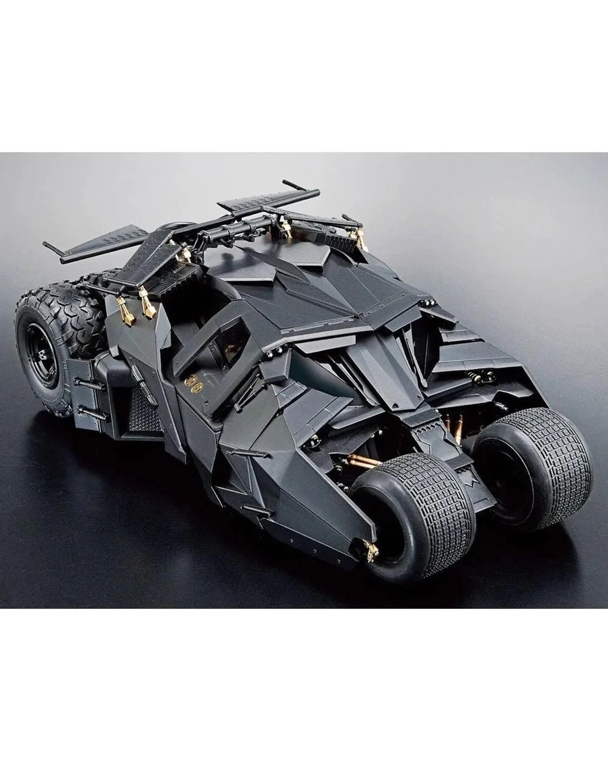 3 Bandai DC Batman Begins Batmobile 1/35 Model Kit, 3 of 7