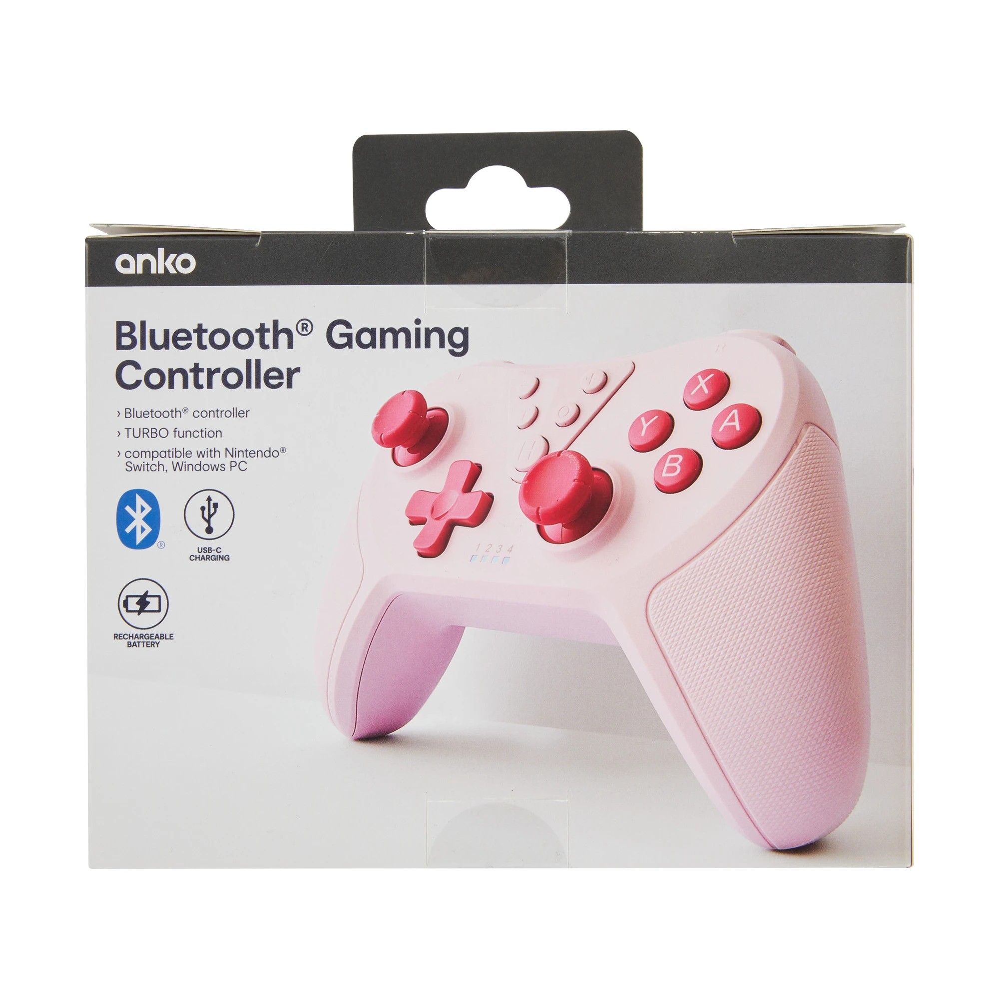 10 Wireless Bluetooth Gaming Controller - Pink, 10 of 10