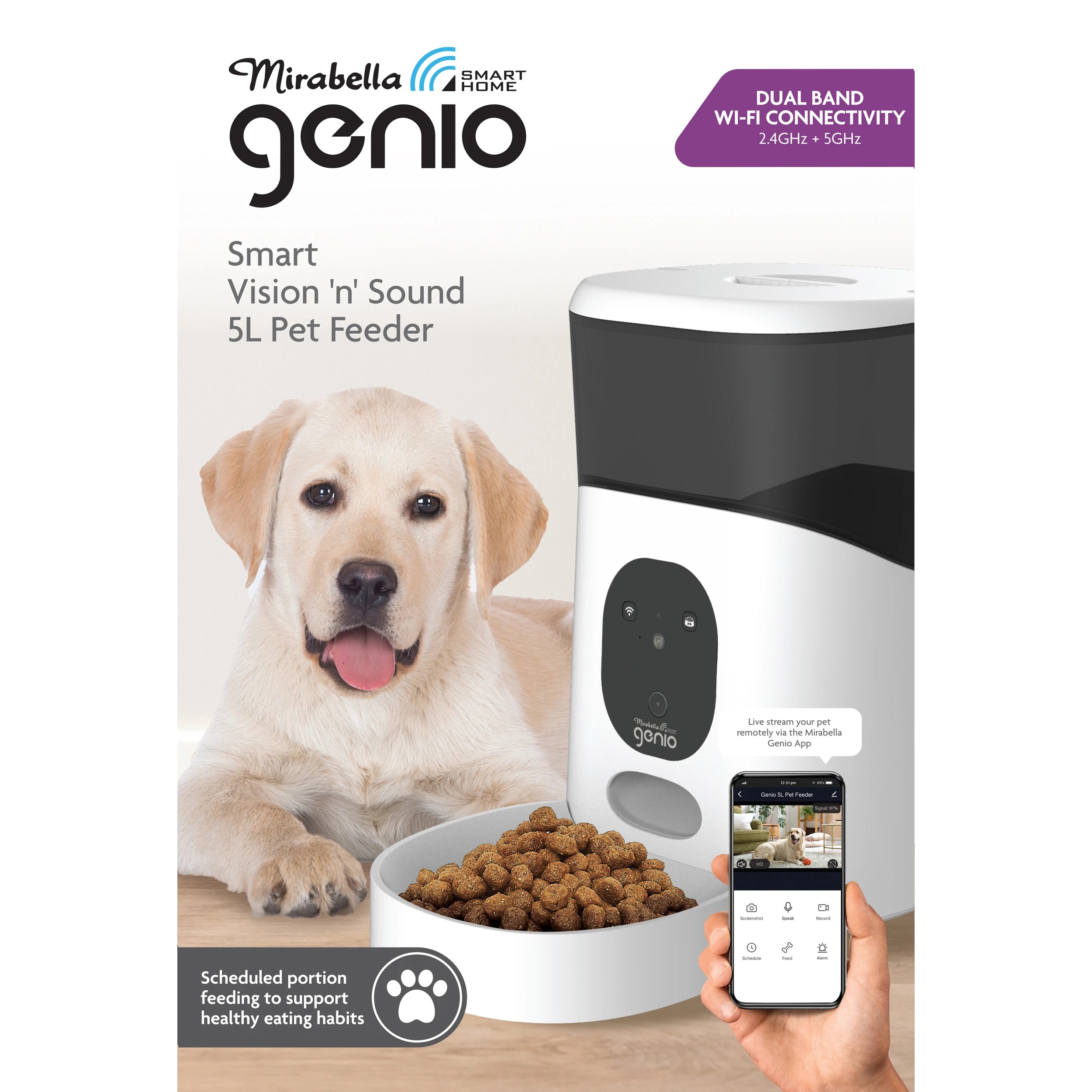 1 5L Pet Feeder with Camera, 1 of 10