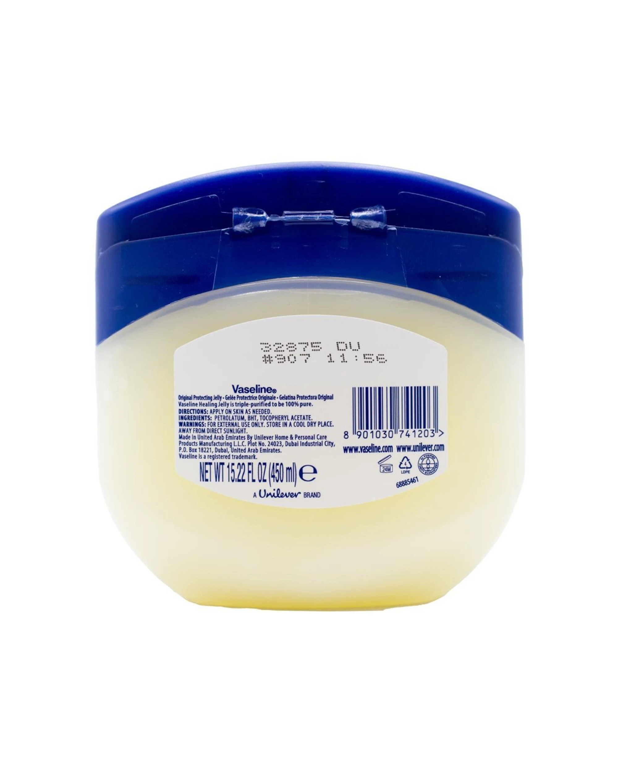 3 Vaseline Protecting Petroleum Jelly Jar Original 3PK 450ml - Multi, 3 of 3