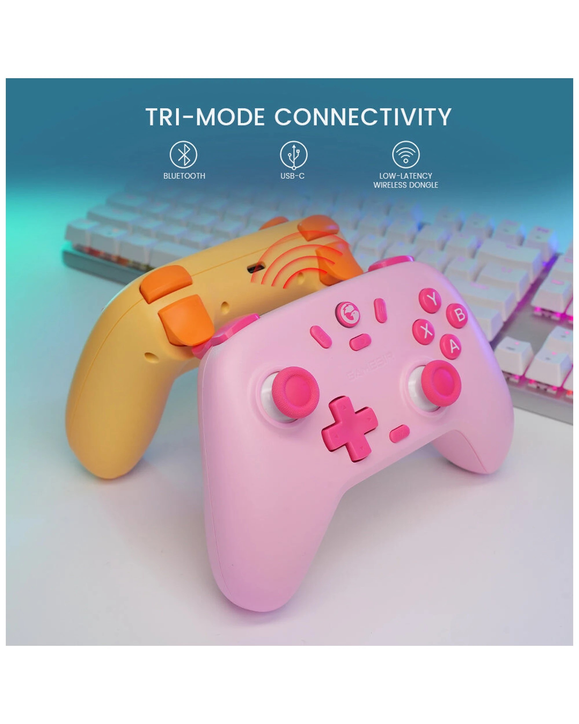 9 Gamesir Nova Lite Controller Wireless Bluetooth Tri-Mode Hall Effect USB-C - Multi, 9 of 9