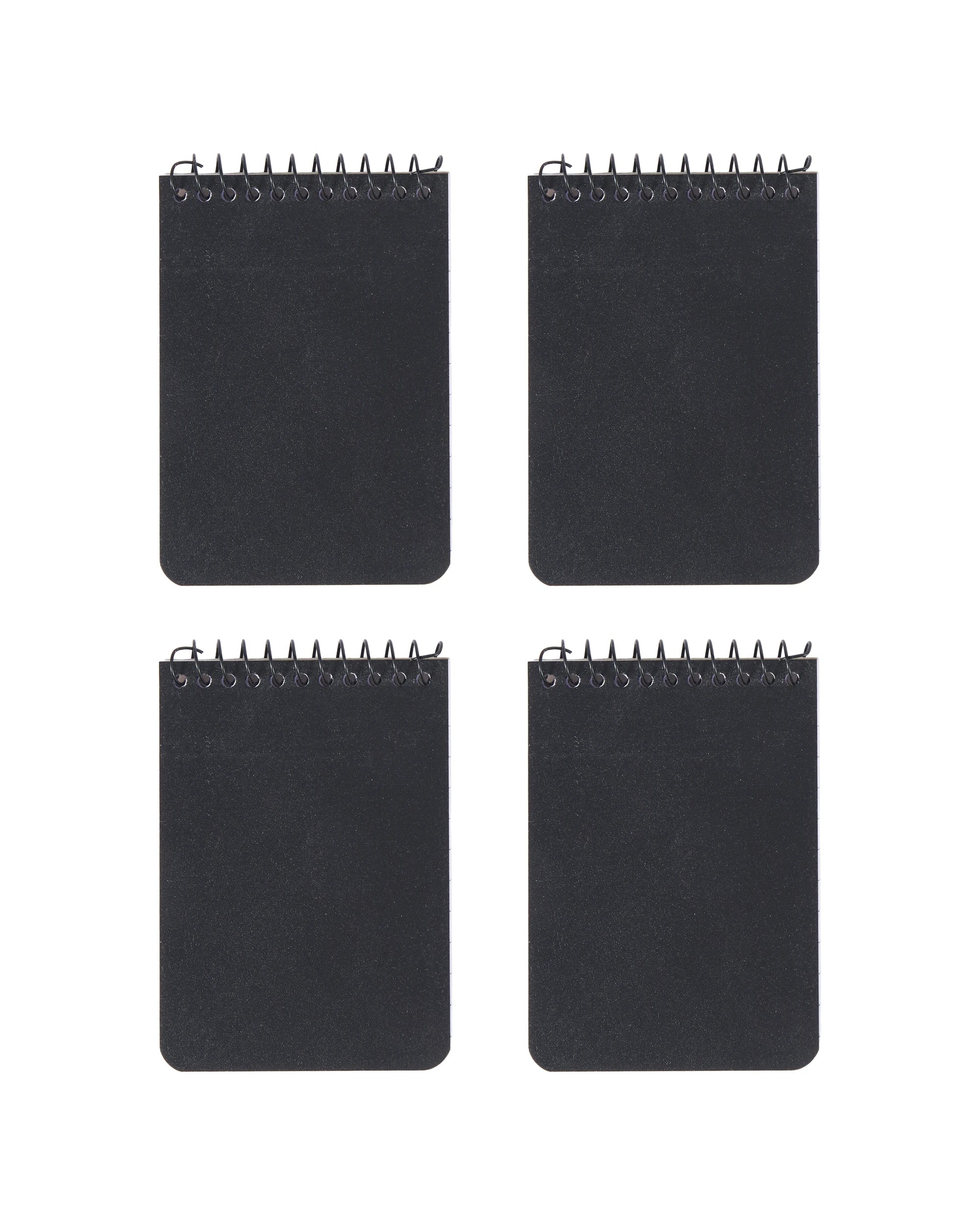 1 4 Pack A7 Notepad - Black, 1 of 7