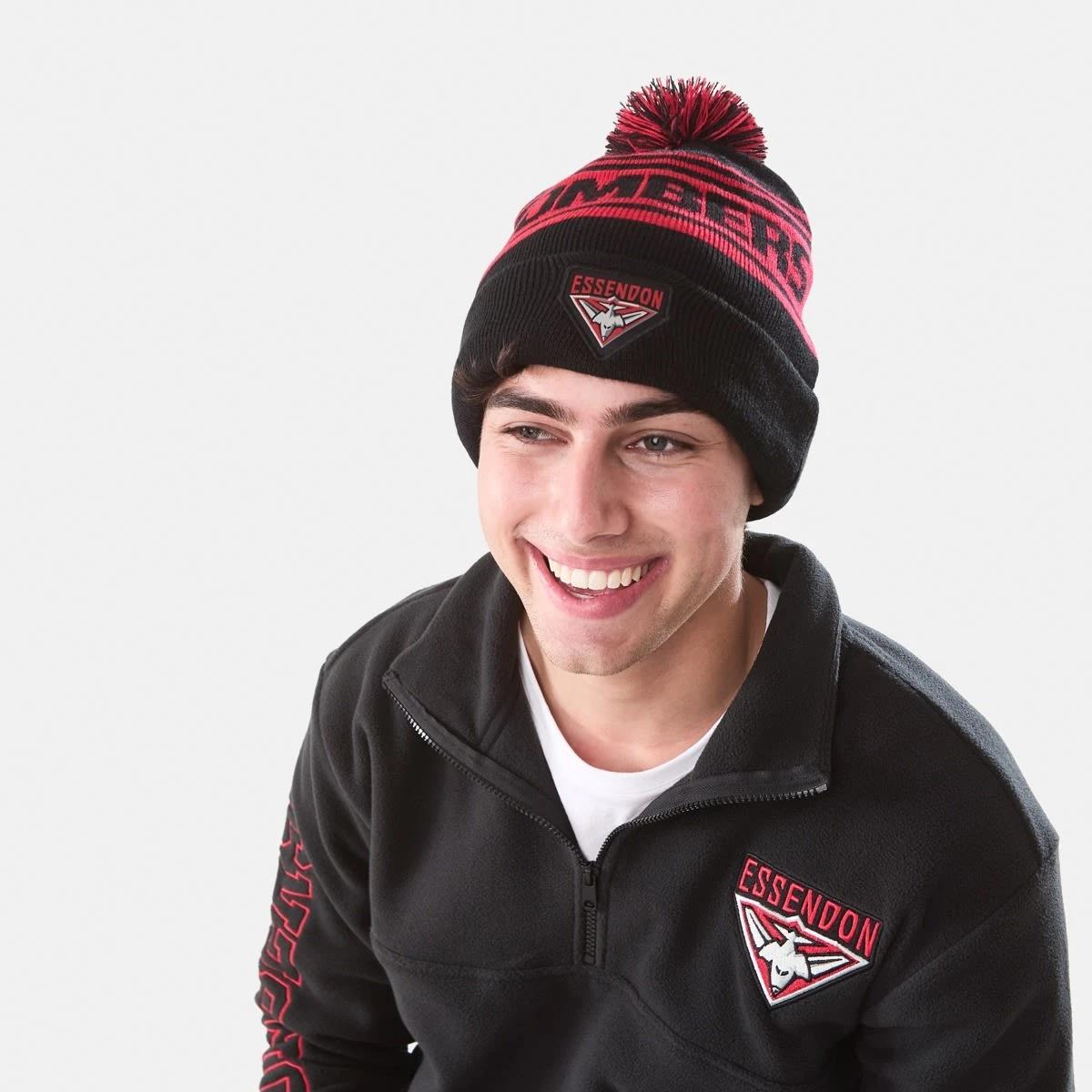 4 Official AFL Adult Beanie Essendon, 4 of 5
