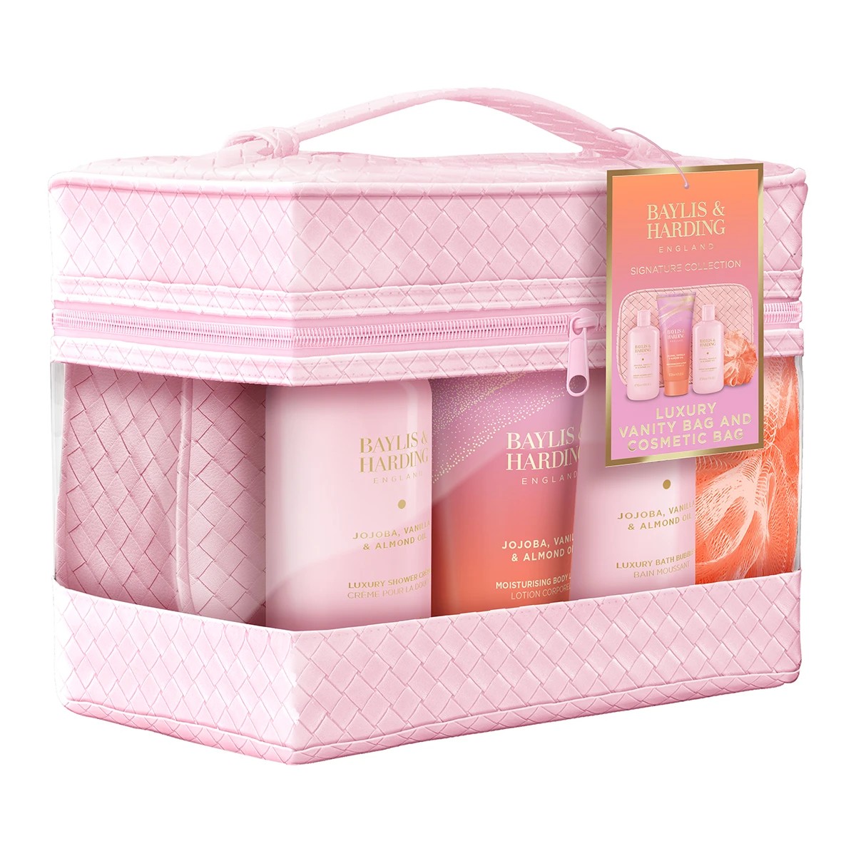 2 Baylis & Harding Signature Collection: Luxury Vanity and Cosmetic Bag Set - Jojoba, Vanilla and Almond Oil, 2 of 4