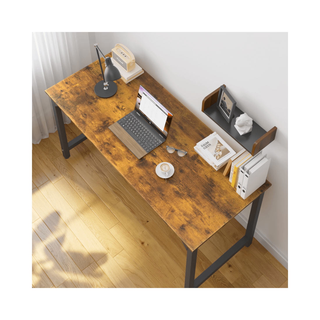 7 Advwin Computer Desk Home Office Table Study Laptop Desks 120cm, 7 of 9