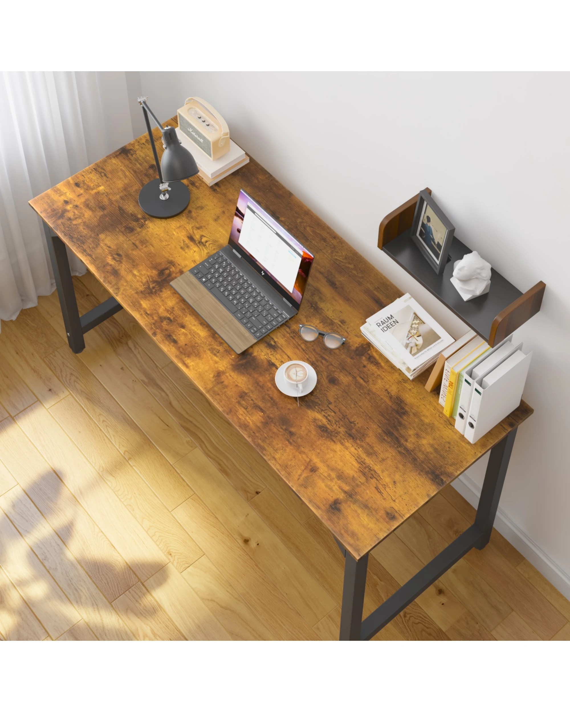 7 Advwin Computer Desk Home Office Table Study Laptop Desks 120cm, 7 of 9