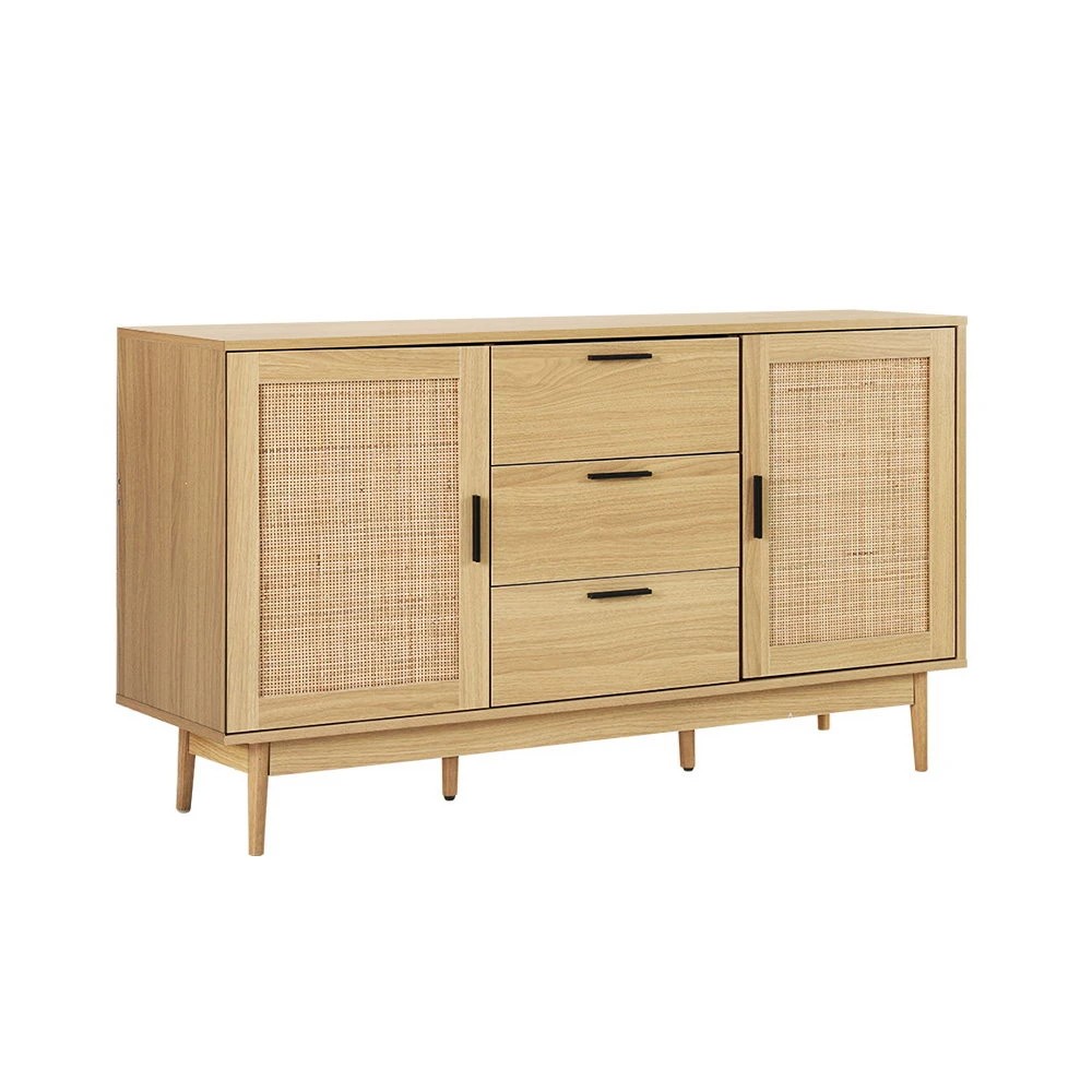 1 Artiss Rattan Buffet Sideboard - Natural, 1 of 5