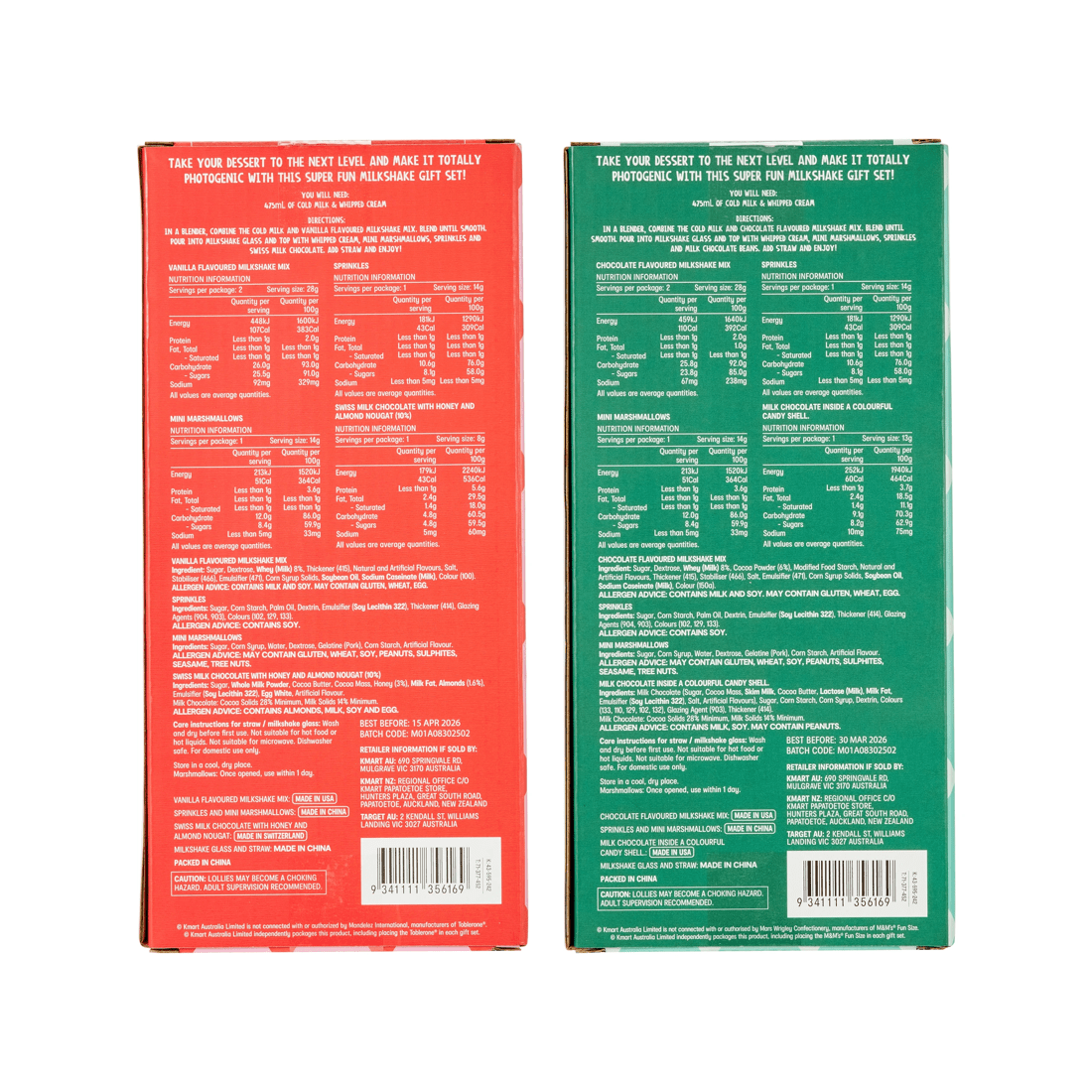 6 Milkshake Gift Set - Assorted, 6 of 6