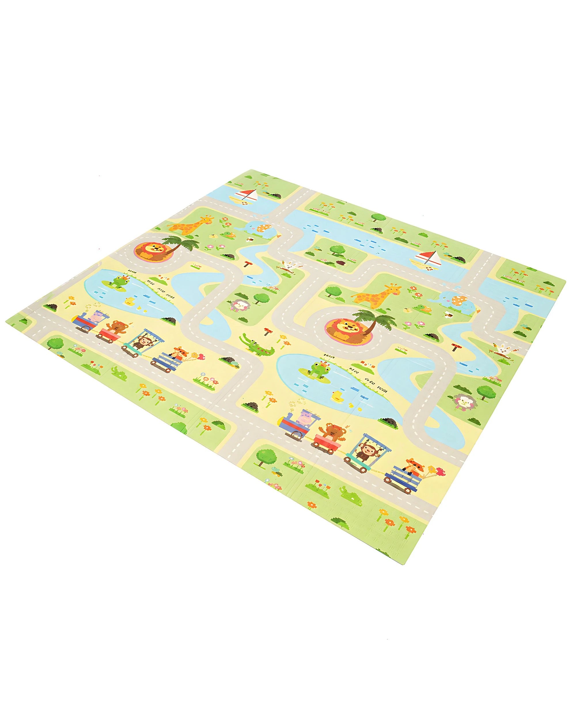 4 Playpals Reversible Kids Play Mat Foldable Baby Crawling Floor Pad XPE Foam Non-slip Carpet Alphabet, 4 of 10