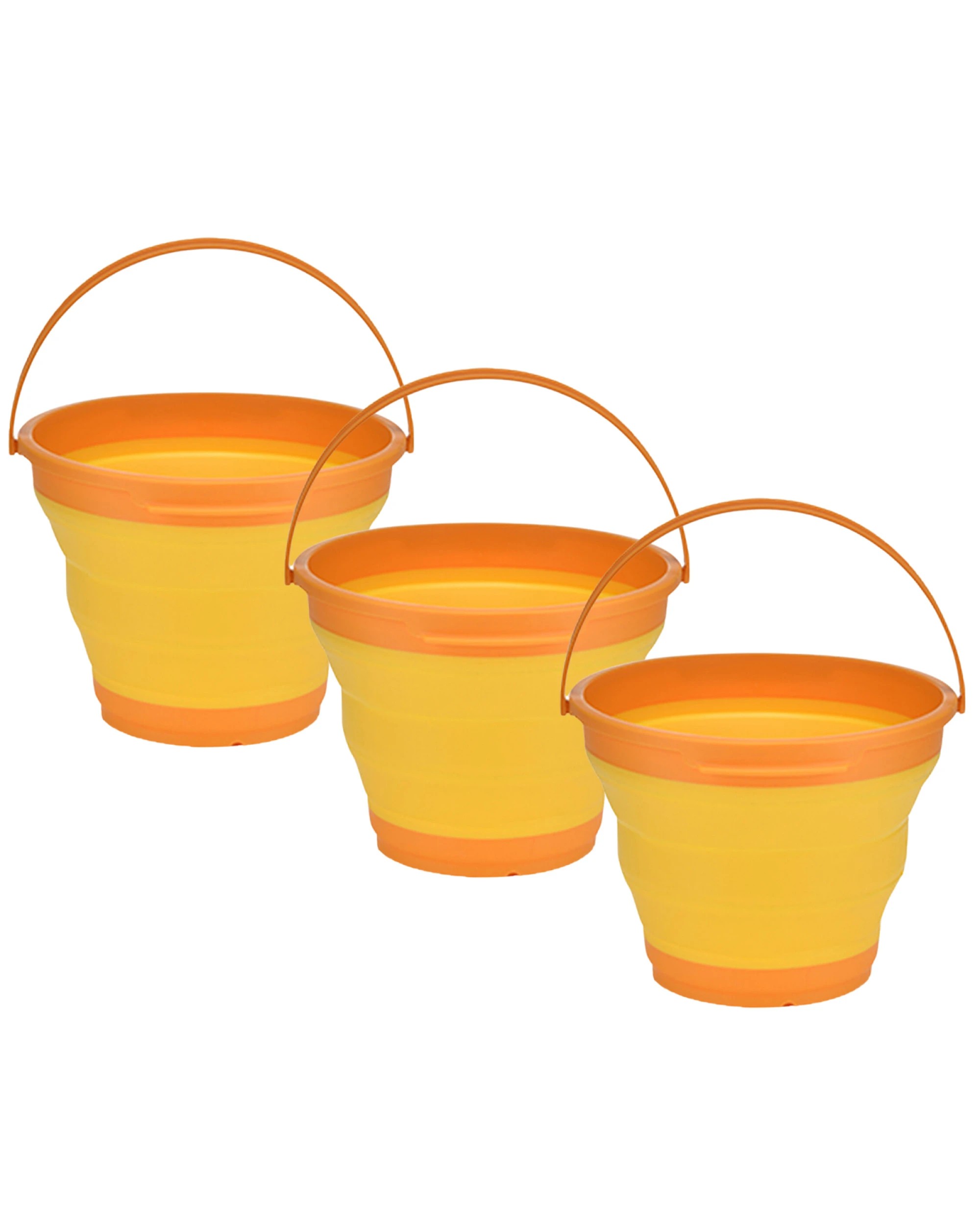 1 BR Home 3x 7L Foldable Collapsible Silicone Bucket, 1 of 1