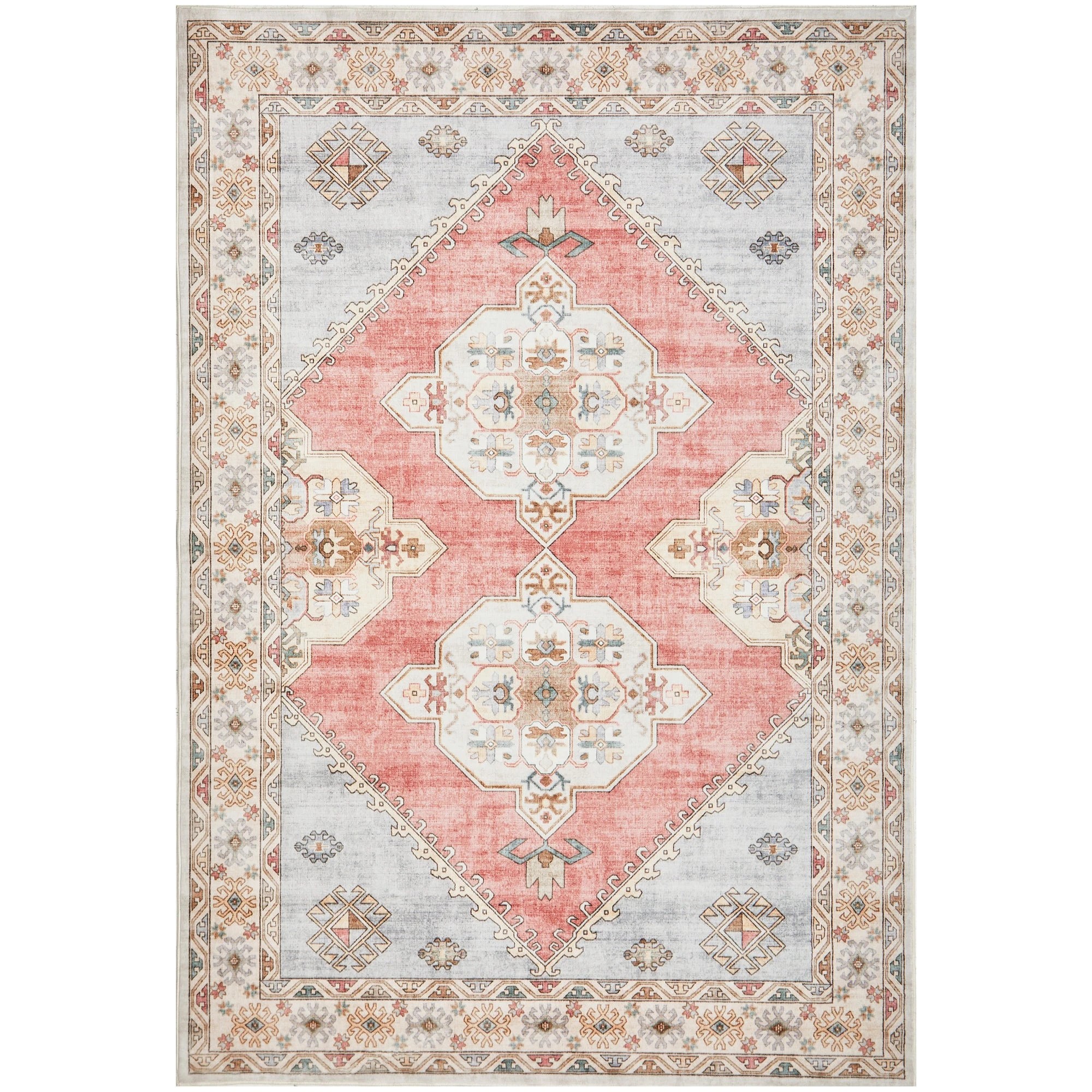 1 Common Ground Rugs Vitality 80 270x180cm - Pink, 1 of 10
